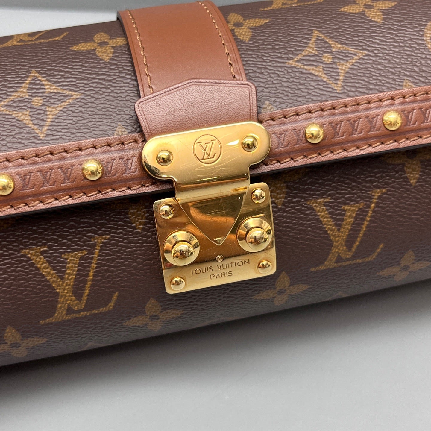 Louis Vuitton - Papillon Trunk - Monogram coated canvas with natural cowhide leather trim and gold-tone hardware - Brown - (mini)