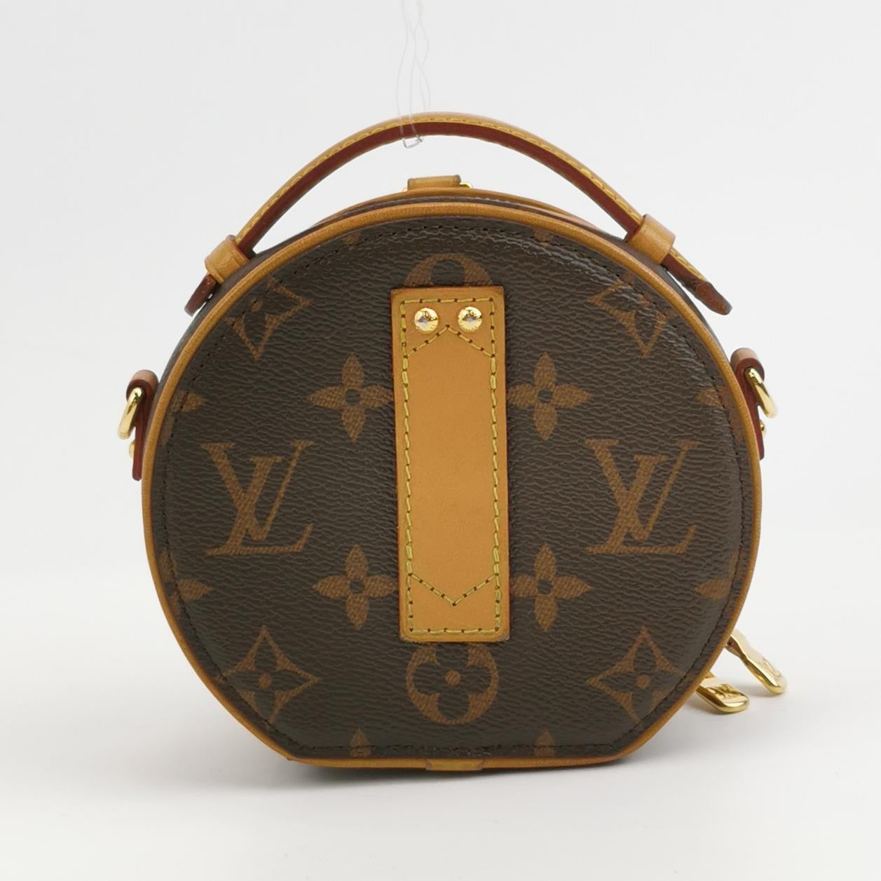 Louis Vuitton - MINI BOITE CHAPEAU - Monogram coated canvas with Vachetta leather trim - Brown - (mini)
