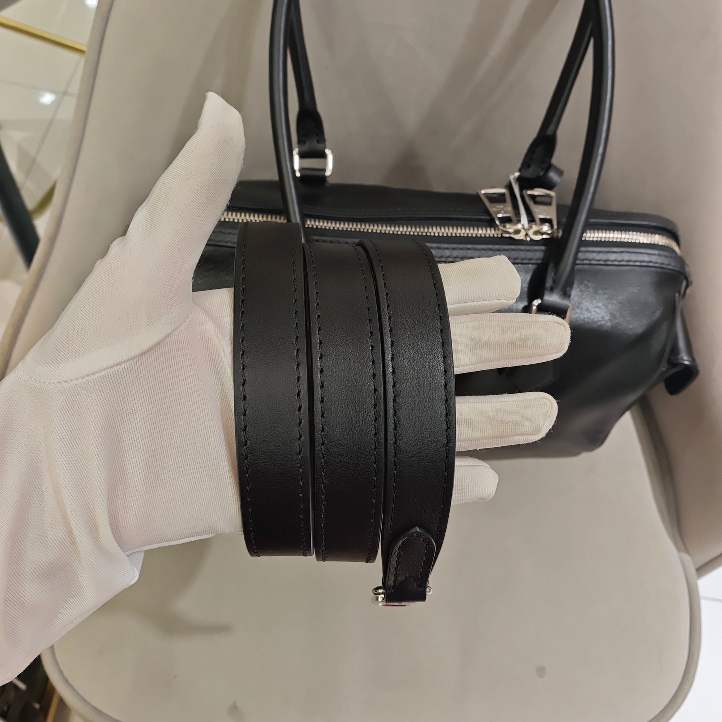 Louis Vuitton - Speedy Cargo Vibe - Lambskin leather - Black - (small)