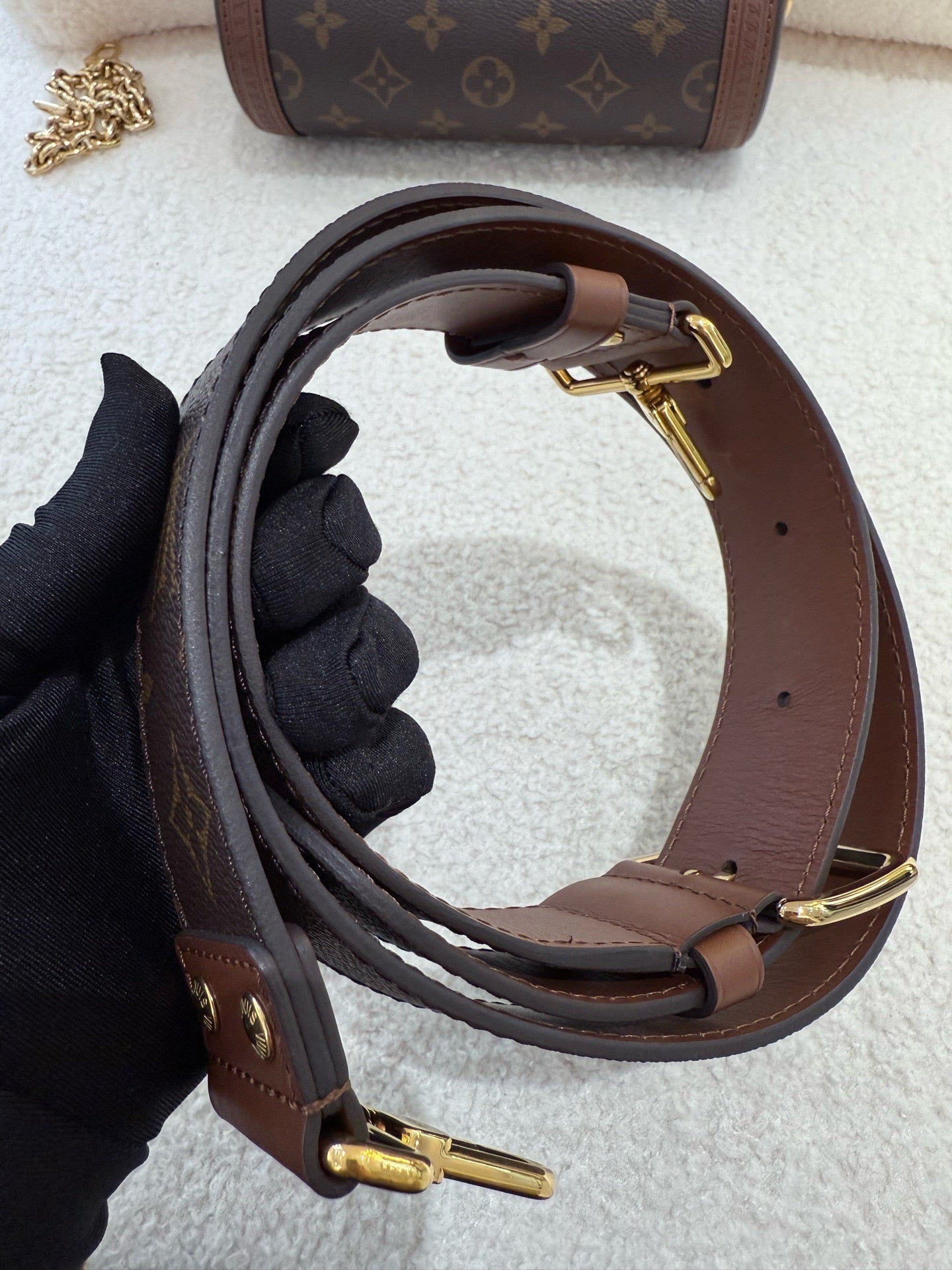Louis Vuitton - Papillon Trunk - Monogram coated canvas with Vachetta leather trim - Brown - (Mini)