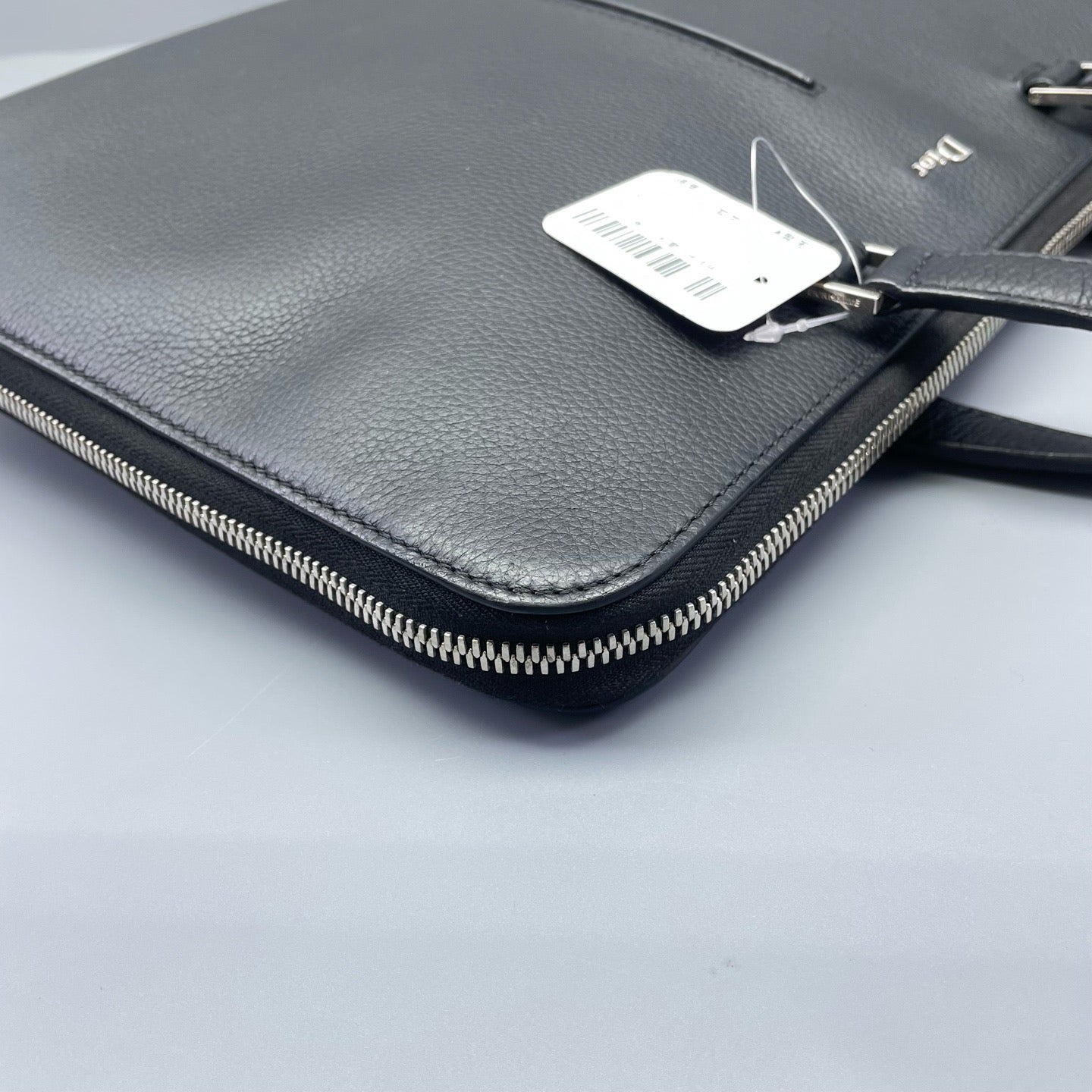 Dior - Briefcase L6676 - Grained leather - Black - (Medium)