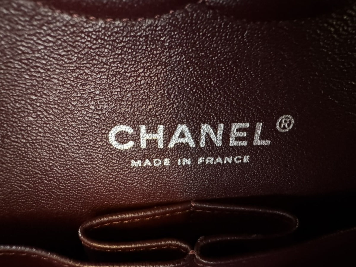 Chanel - Classic Flap Medium/Large - Lambskin leather - Black - (medium)