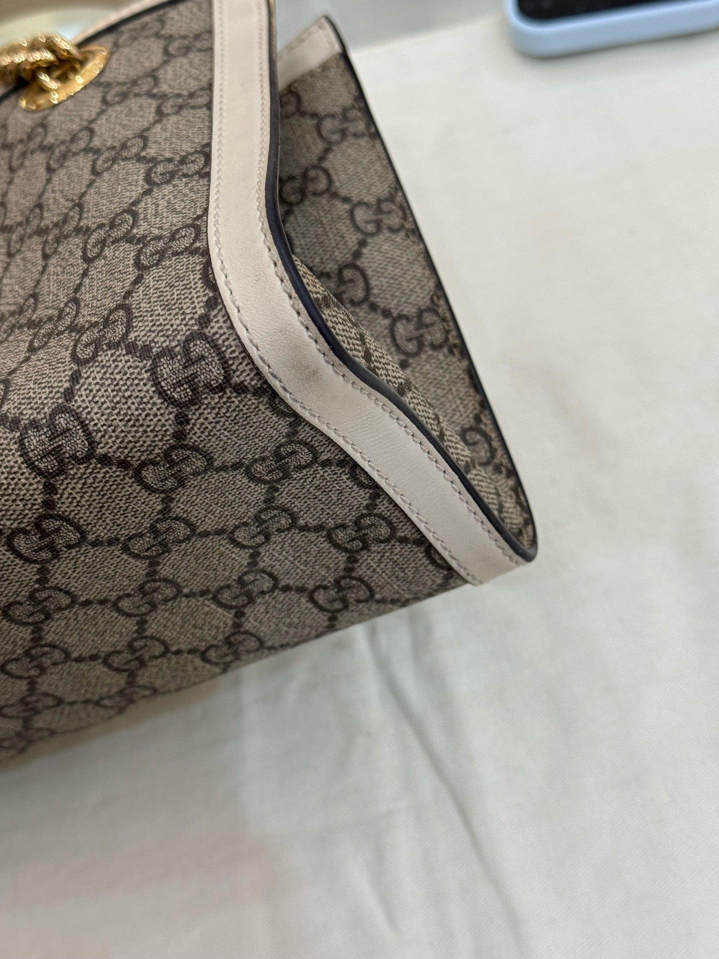 Gucci - Padlock - GG Supreme coated canvas with leather trim - Beige - (Small)