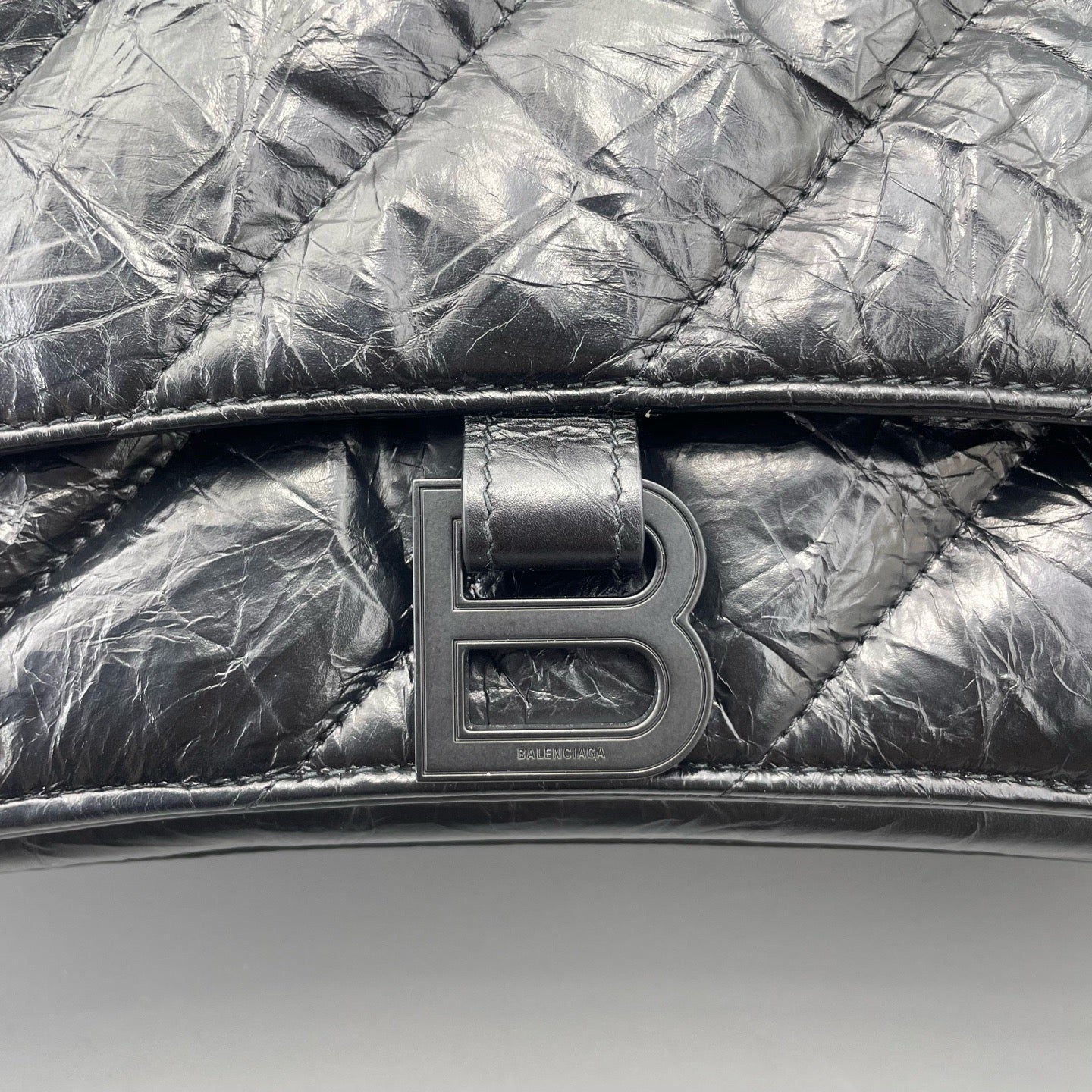 Balenciaga - Crush Medium - Leather - Black - (medium)