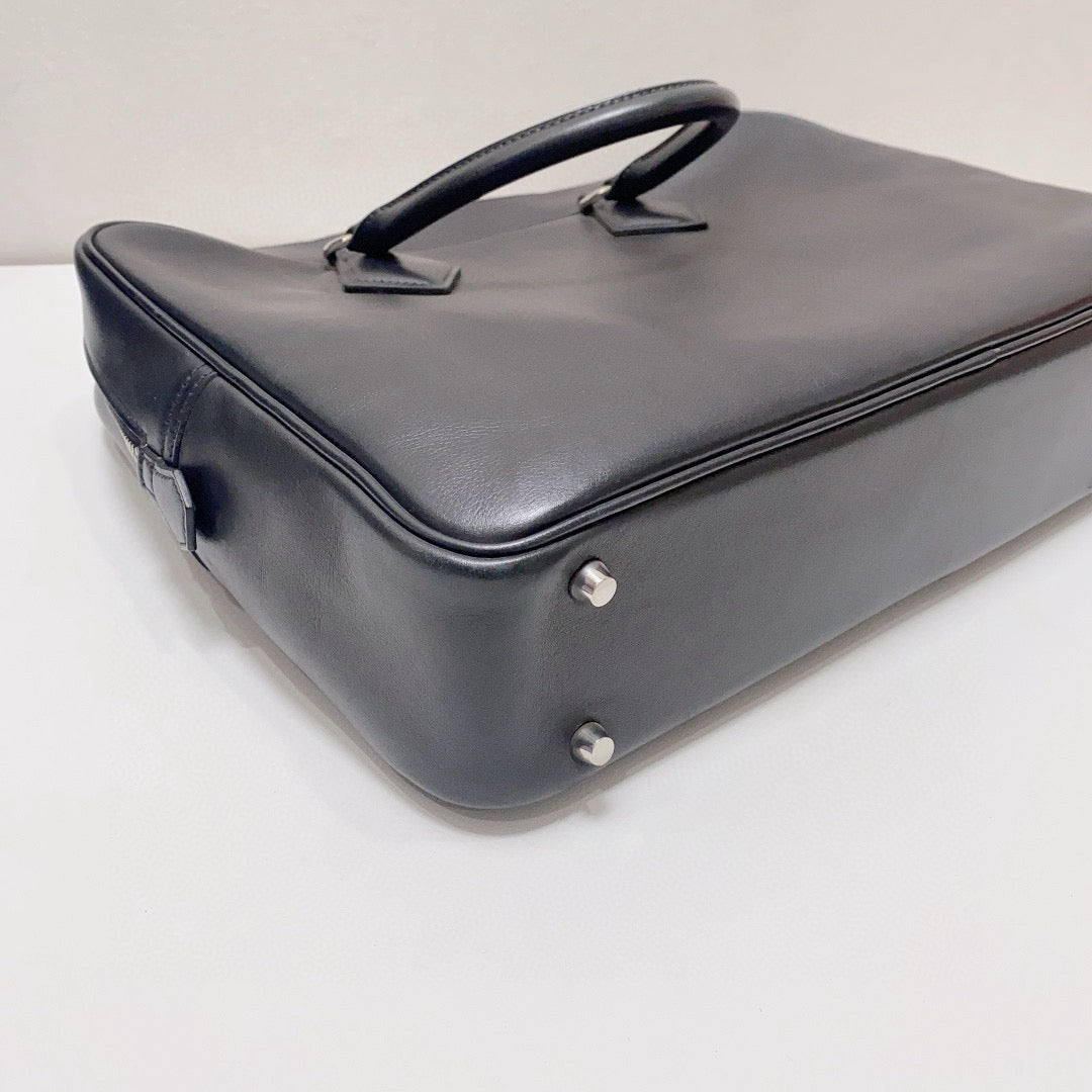 Hermès - Plume Document Bag - Calfskin leather - Black - (Large)