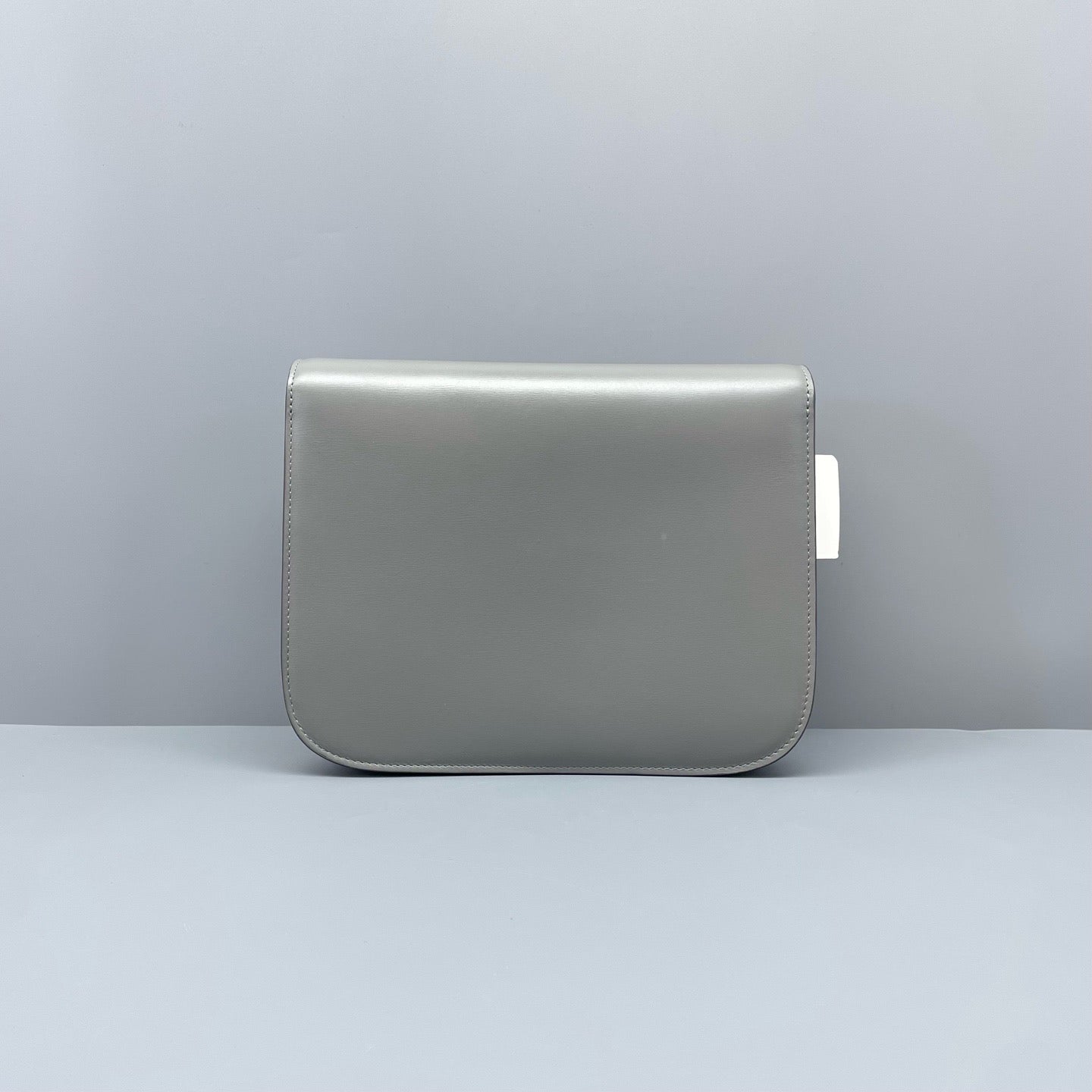 Celine - Classic Box Bag - Smooth calfskin leather - Grey - (medium)