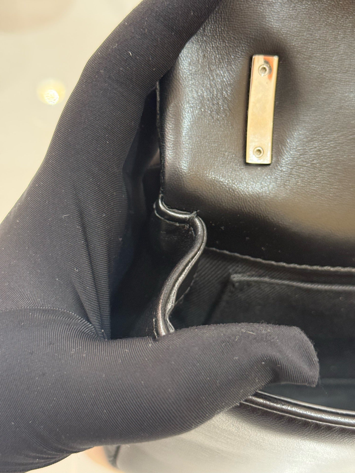 Burberry - Small Lola Bag - Lambskin leather - Black - (Small)