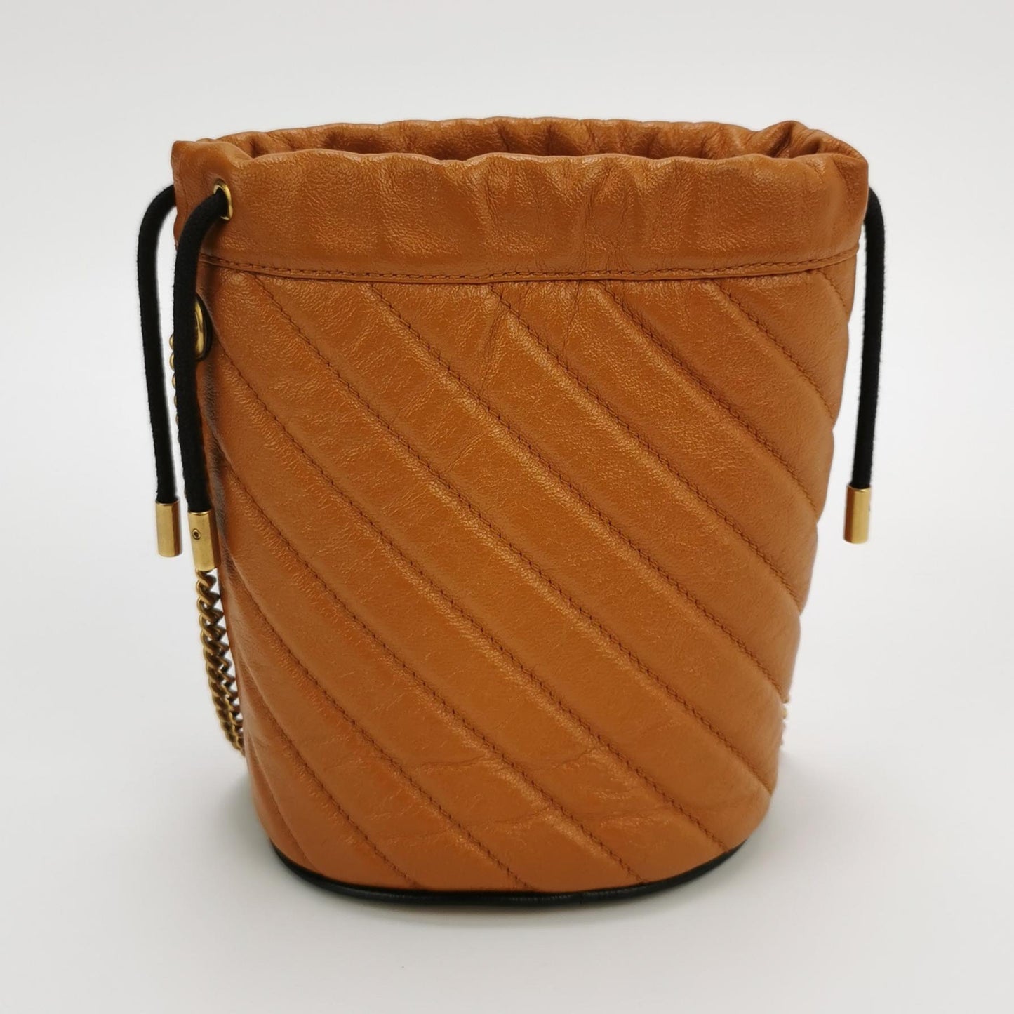 Gucci - GG Marmont Mini Bucket Bag - Leather - Brown - (mini)