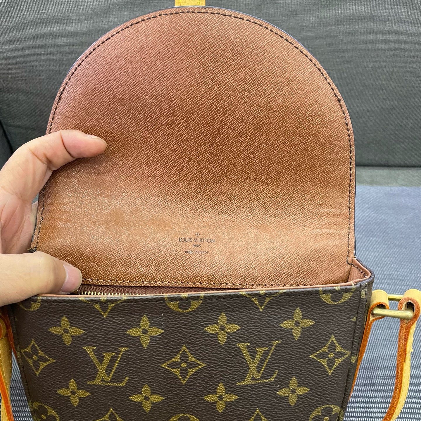 Louis Vuitton - Mini Shield Crossbody Bag - Monogram coated canvas with Vachetta leather trim - Brown - (mini)