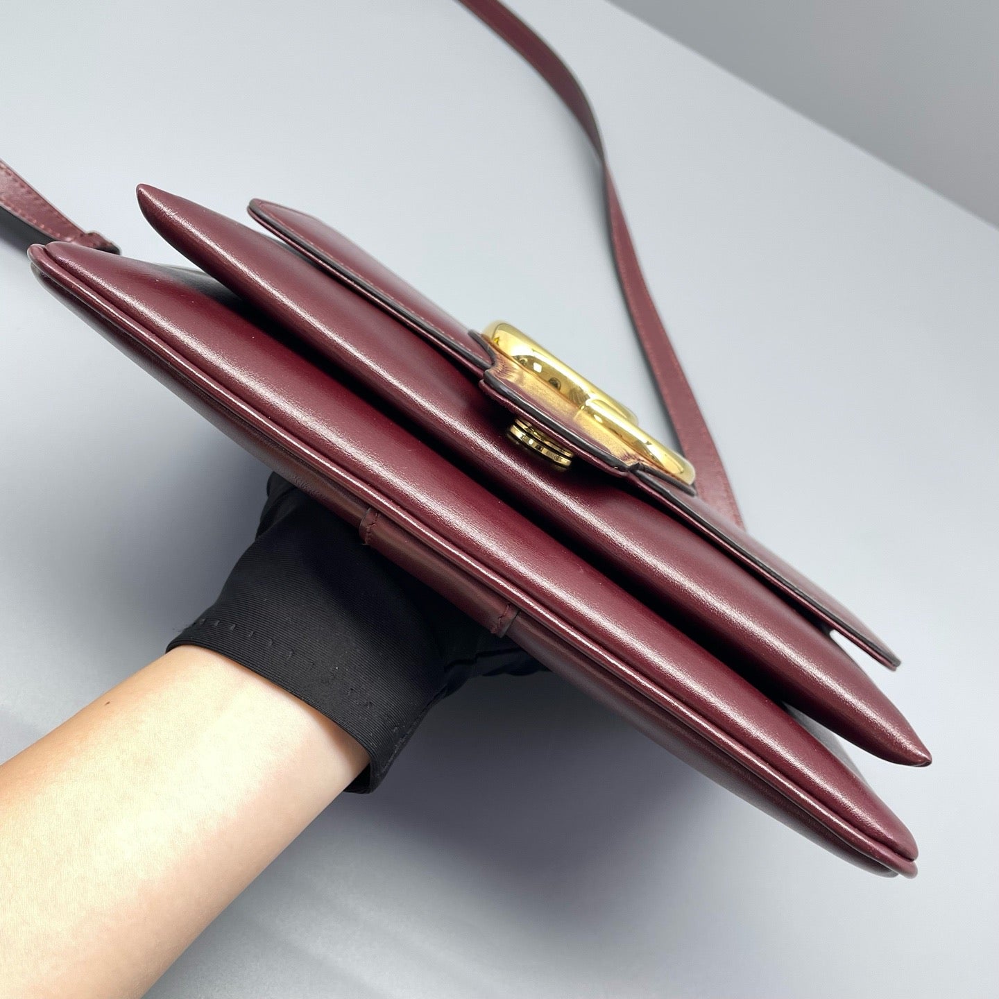 Gucci - Arli - Smooth leather - Burgundy - (small)