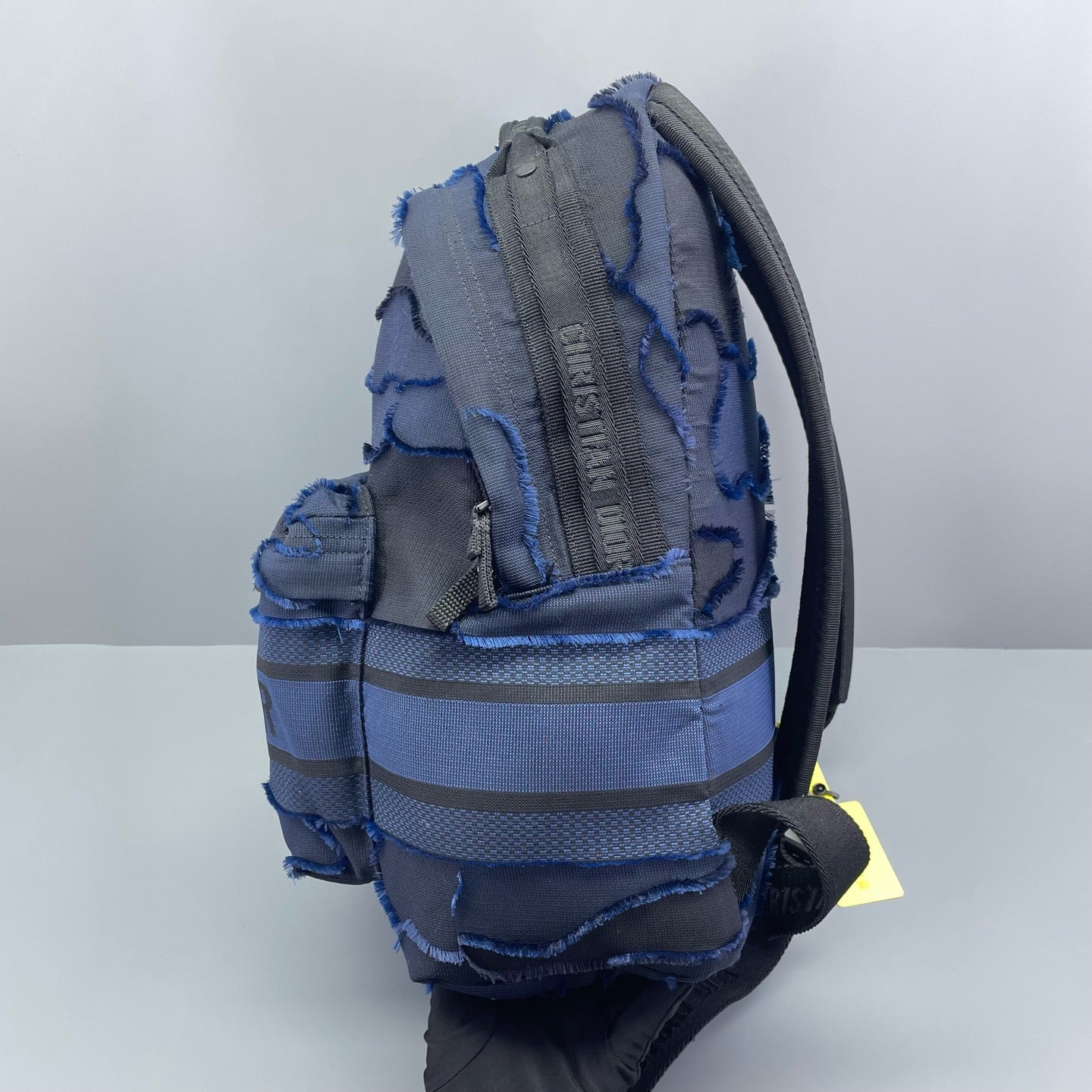 Dior - Camp Backpack - Canvas with fabric appliques - Blue - (Large)