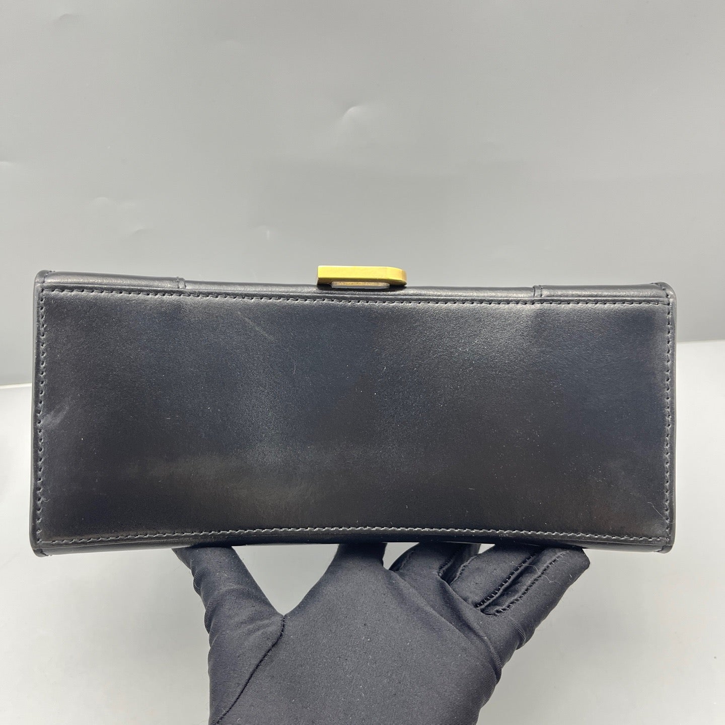 Balenciaga - Hourglass Small Top Handle Bag - Smooth leather - Black - (Small)