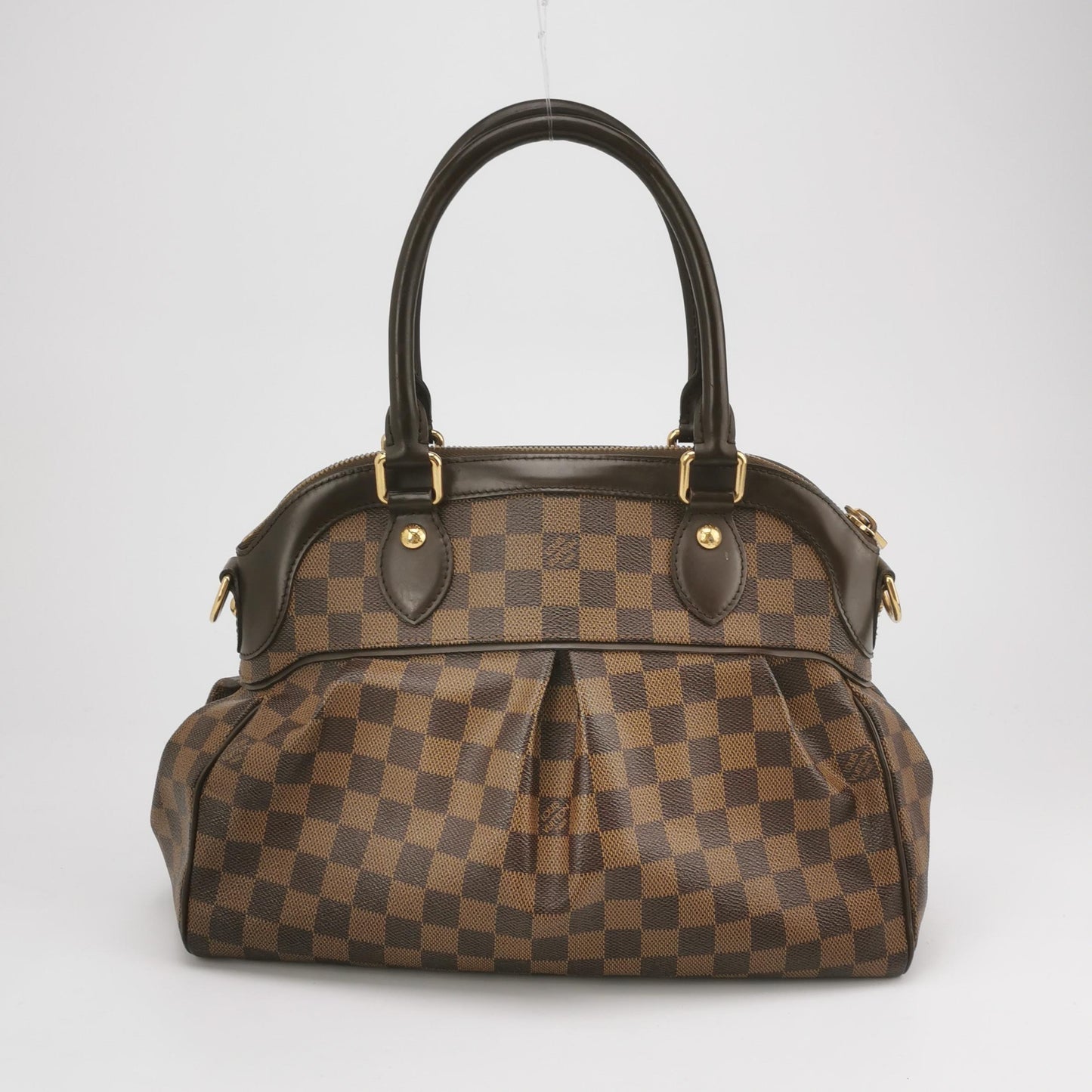 Louis Vuitton - Evora MM - Damier Ebene coated canvas with leather trim - Brown - (medium)