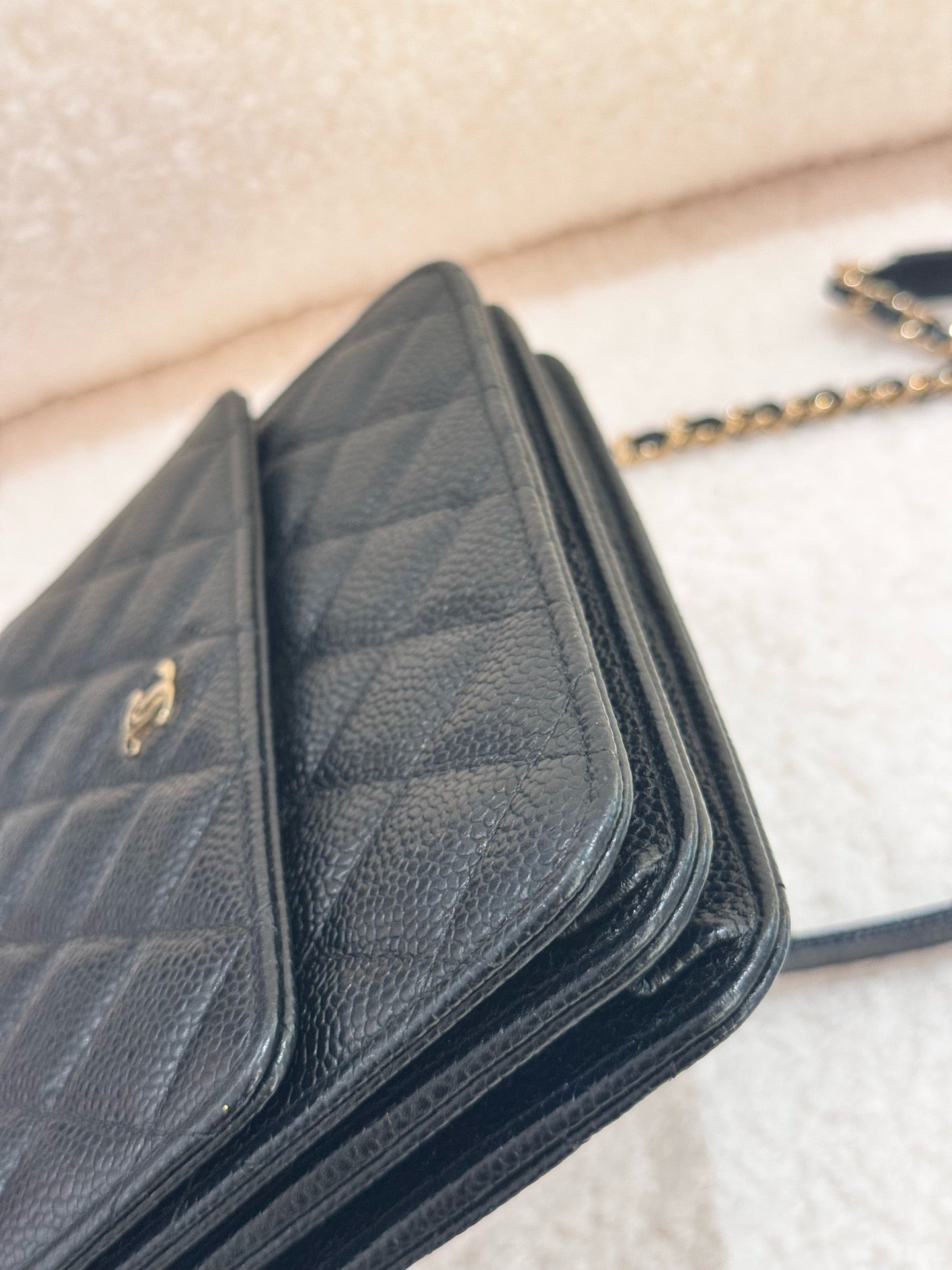 Chanel - Wallet on Chain (WOC) - Caviar leather - Black - (mini)