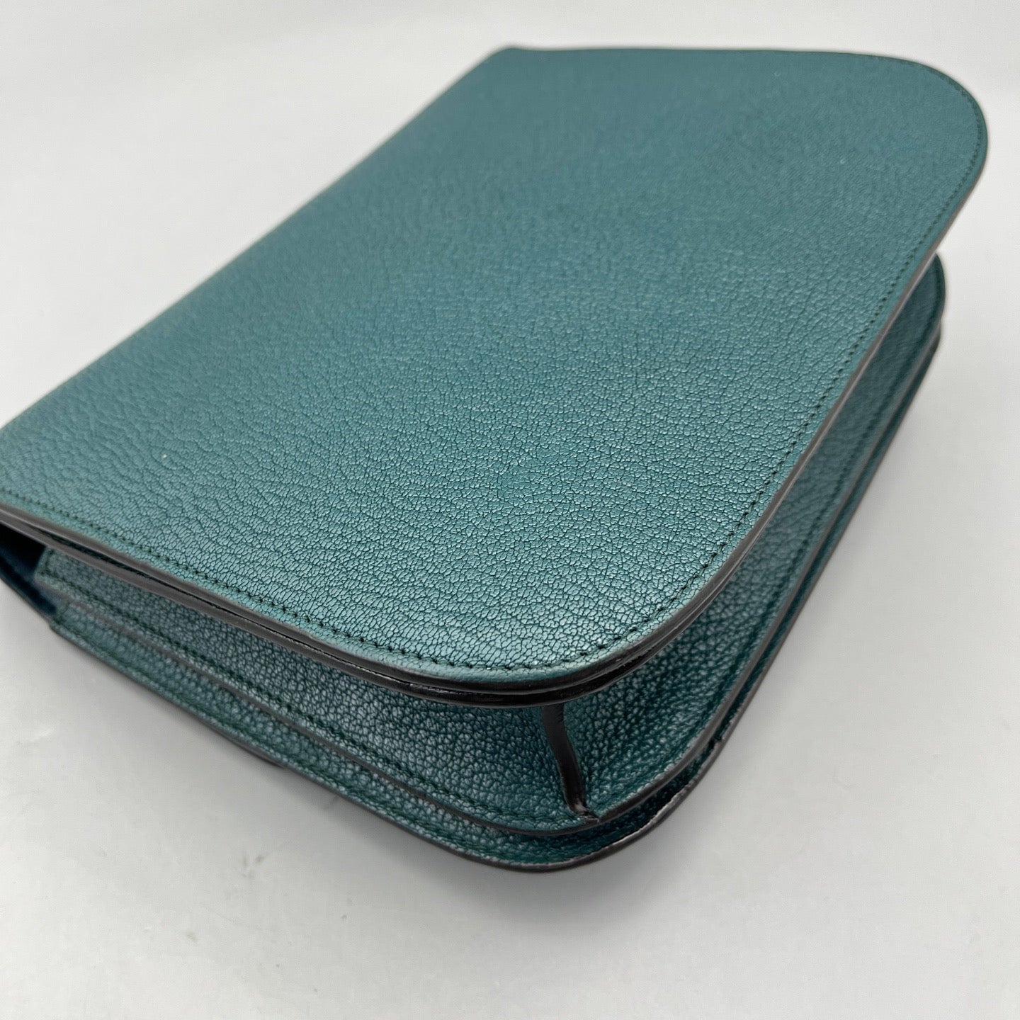 Celine - Box Medium - Grained calfskin leather - Green - (Medium)