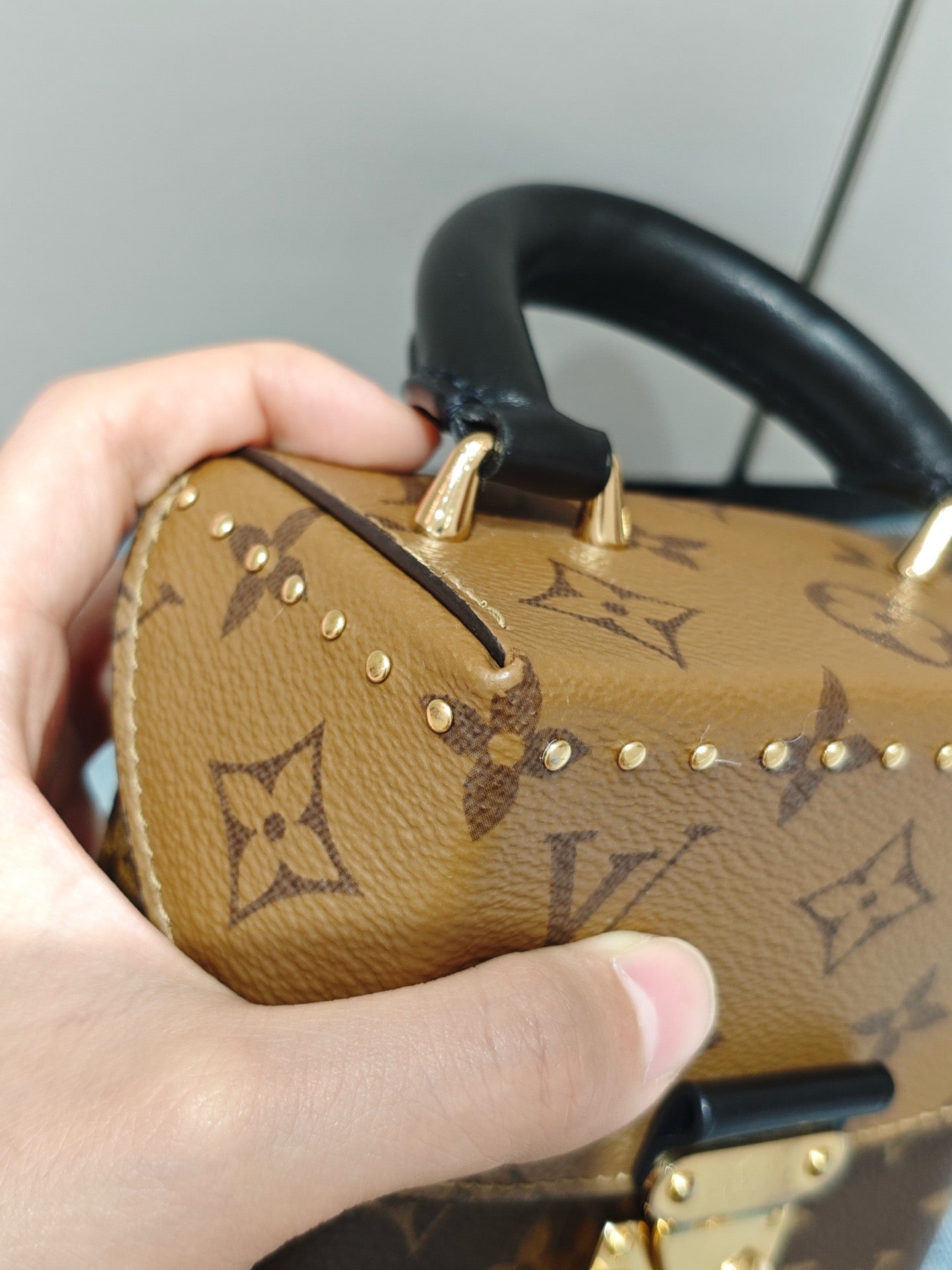 Louis Vuitton - Monogram Reverse Camera Box - Monogram canvas with leather trim - Brown - (mini)