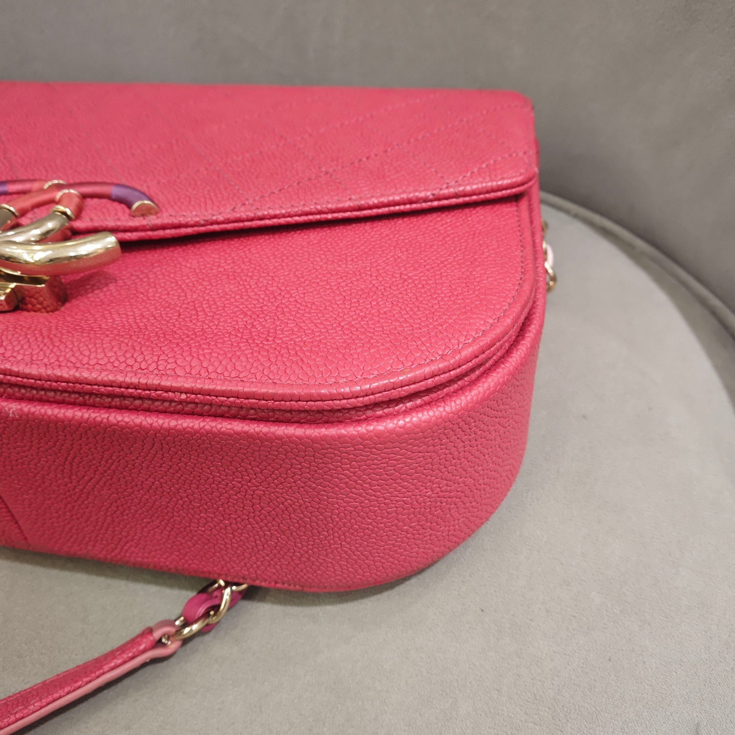 Chanel - Cuba Rainbow Series Messenger Bag - Leather - Pink - (Medium)