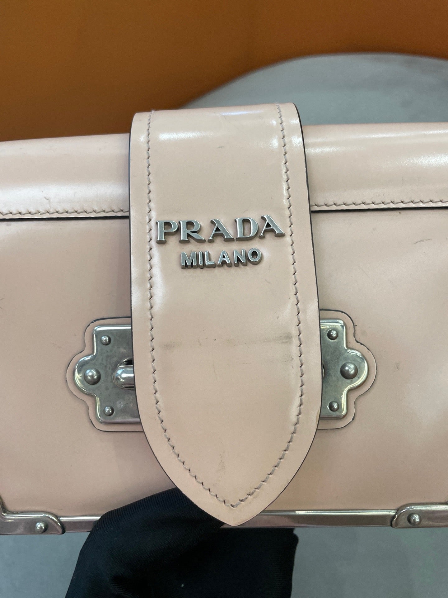 Prada - Cahier - Smooth calf leather - Nude Pink - (mini)