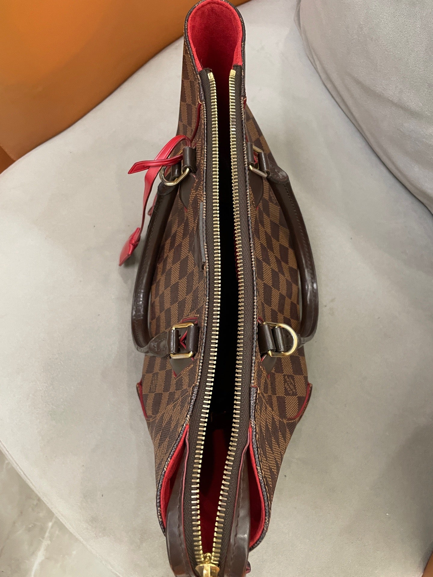 Louis Vuitton - Pallas BB - Damier Ebene coated canvas with leather trim - Brown - (mini)