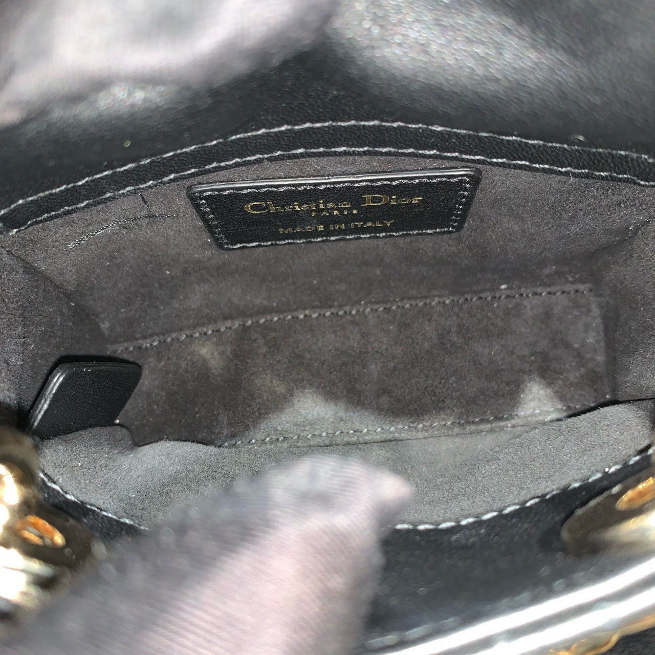 Dior - Lady Dior Supermini - Lambskin leather - Black - (mini)