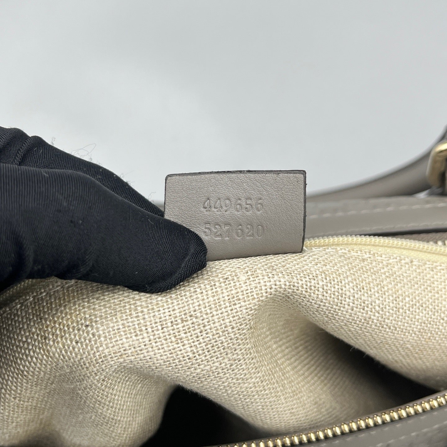 Gucci - Microguccissima Boston Bag - Leather - Grey - (medium)