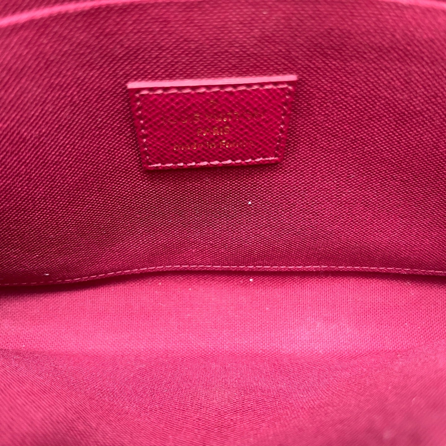 Louis Vuitton - Pochette Félicie - Monogram coated canvas with leather trim - Brown - (mini)