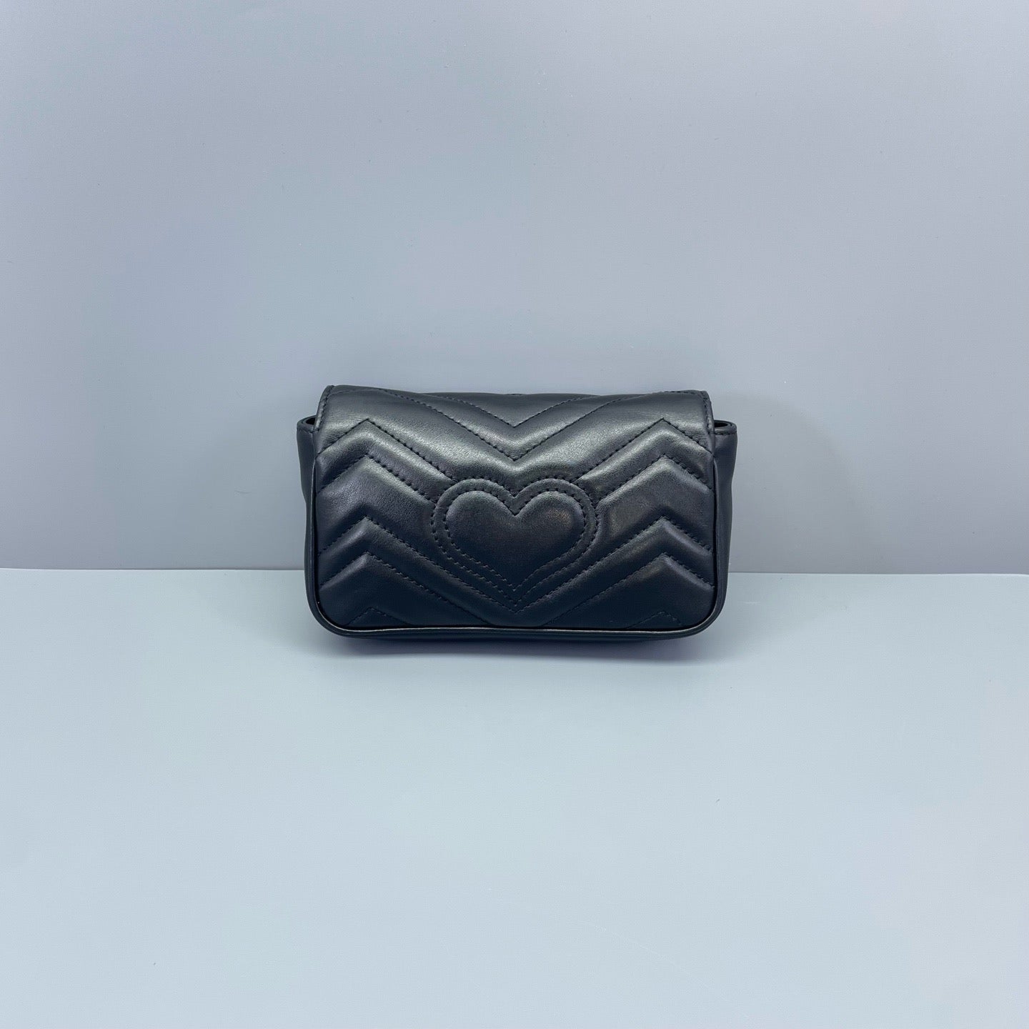 Gucci - Marmont Super Mini - Matelassé leather - Black - (mini)