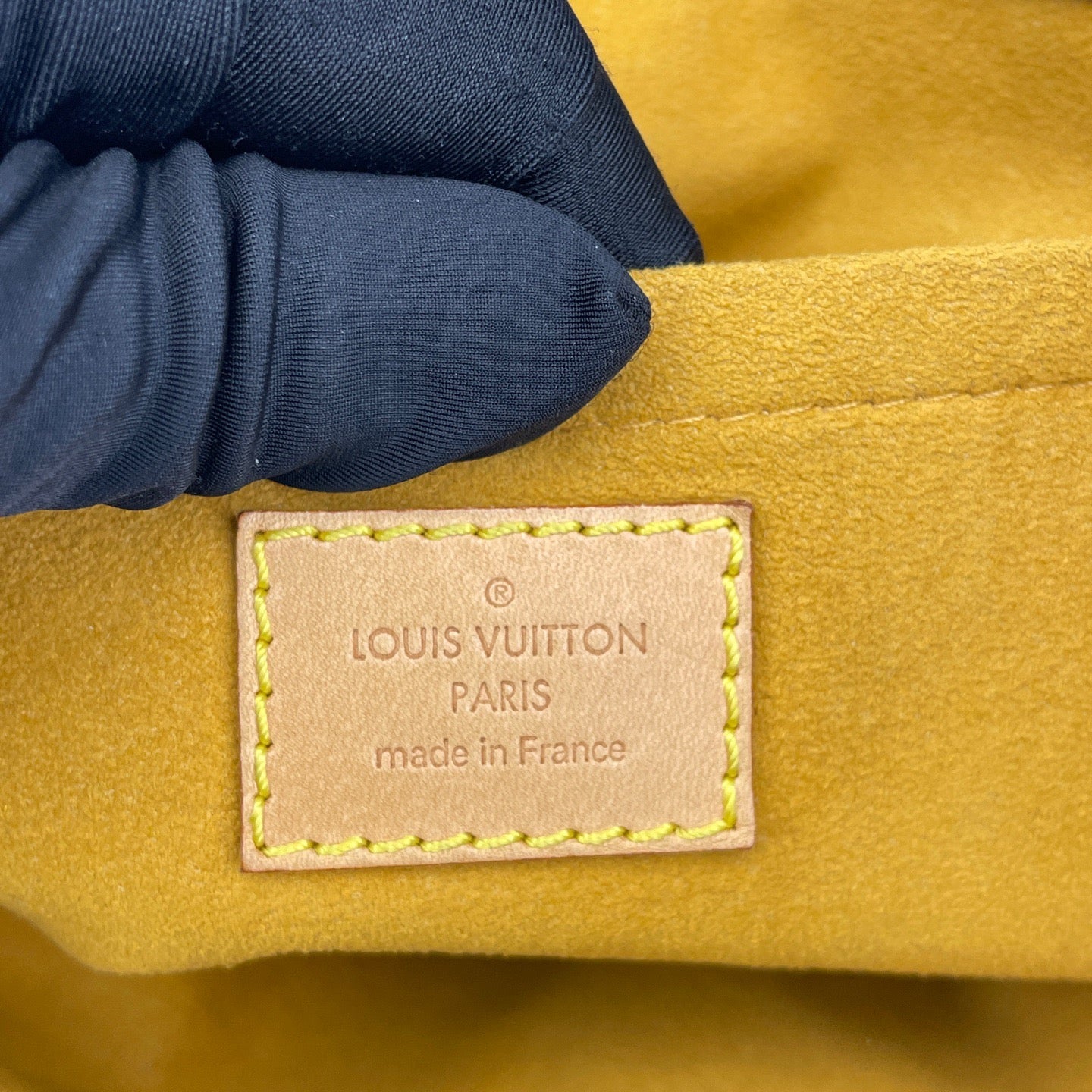Louis Vuitton - Musical Score Tote Bag - Monogram Denim, Vachetta leather - Blue - (Medium)