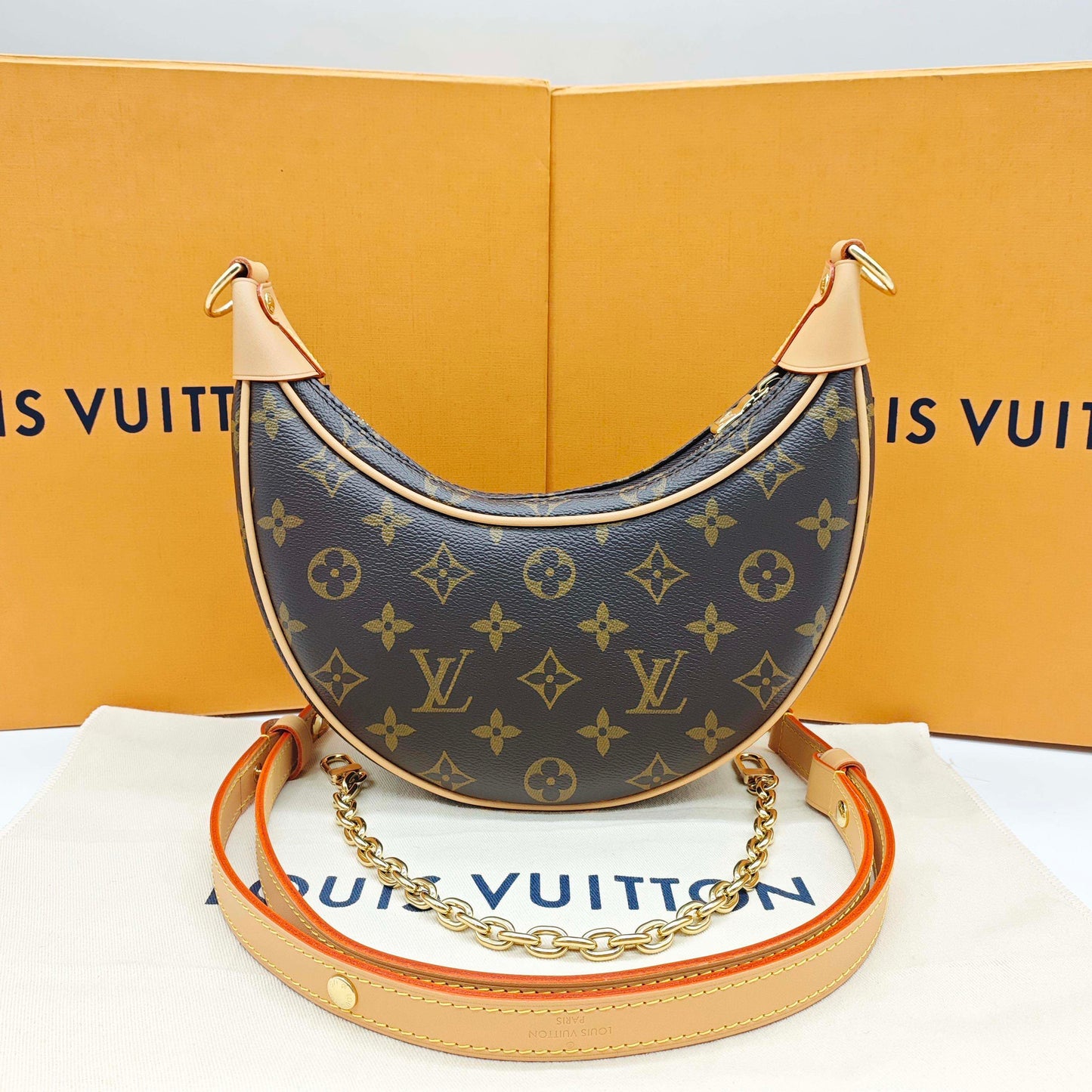 Louis Vuitton - Loop - Monogram Canvas with Vachetta leather trim - Brown - (Mini)