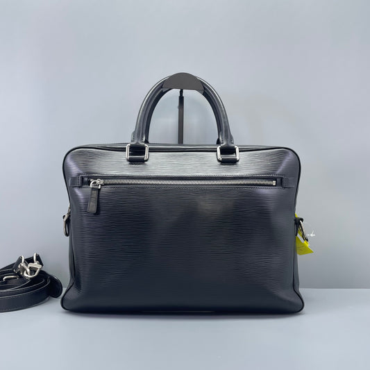 Louis Vuitton - Porte-Documents Briefcase - Epi leather - Black - (Large)