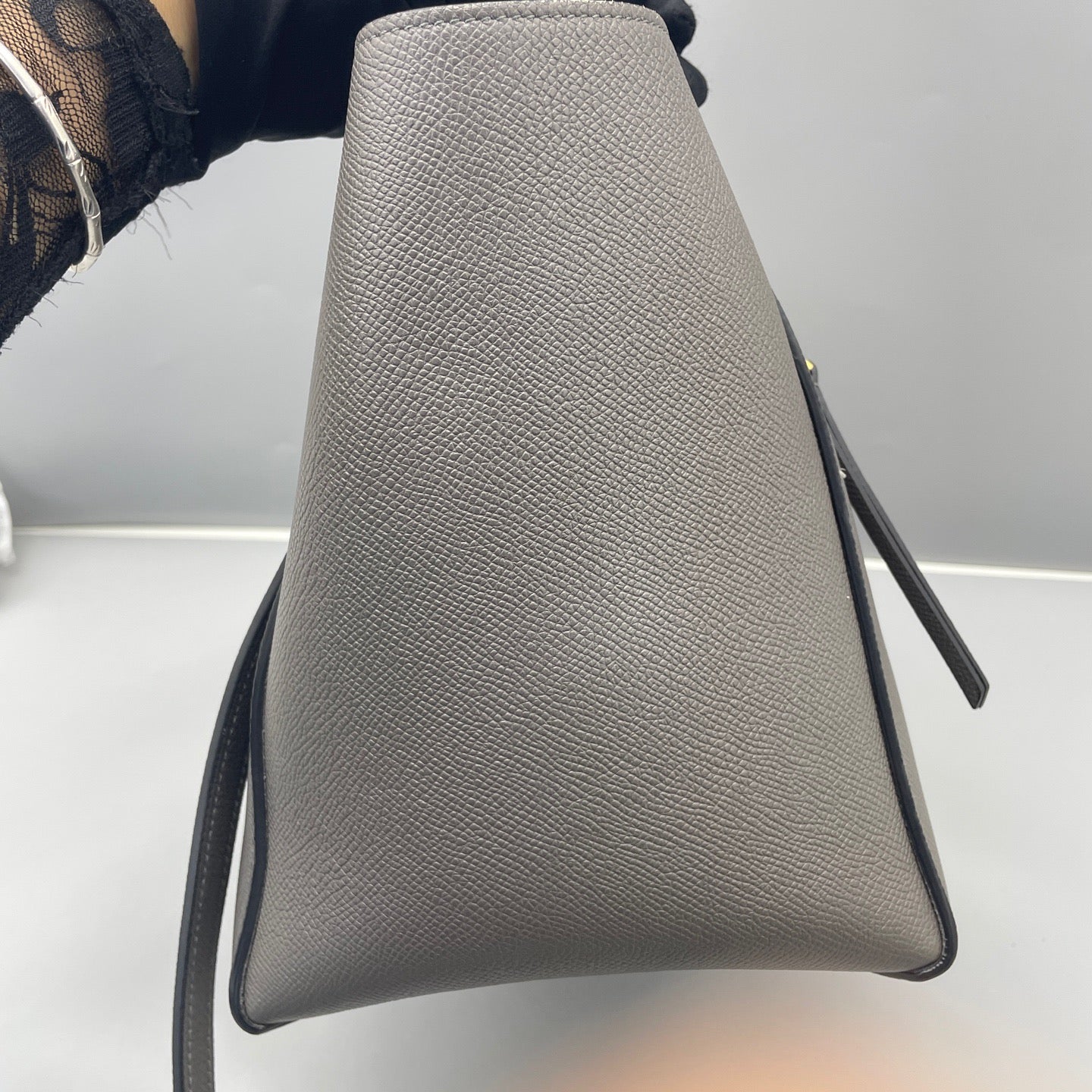 Celine - Belt Bag Medium - Grained leather - Grey - (Medium)