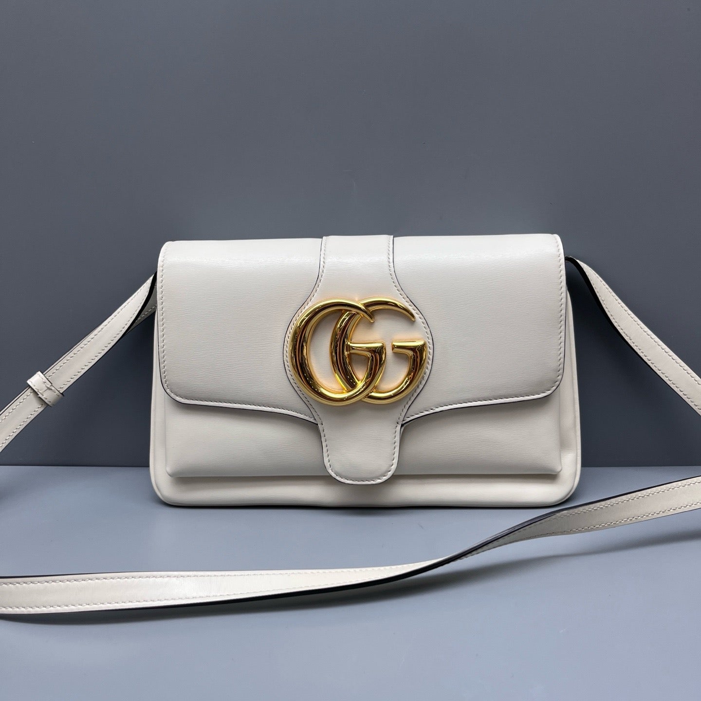 Gucci - Arli Envelope Bag - Leather - White - (small)