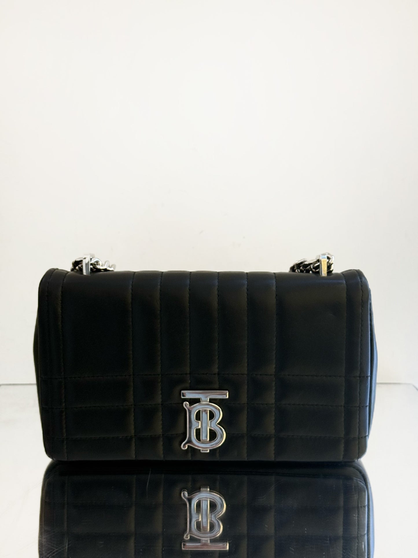 Burberry - Small Lola Bag - Lambskin leather - Black - (Small)