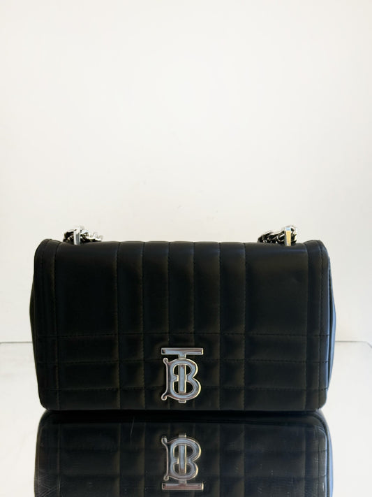Burberry - Small Lola Bag - Lambskin leather - Black - (Small)