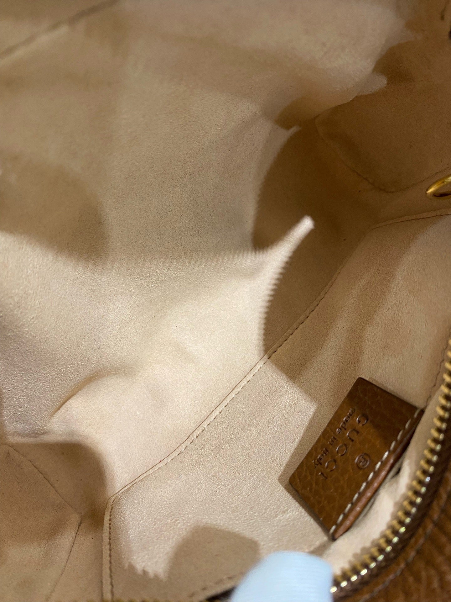 Gucci - Denim Camera Bag - Denim and Leather - Blue and Brown - (small)