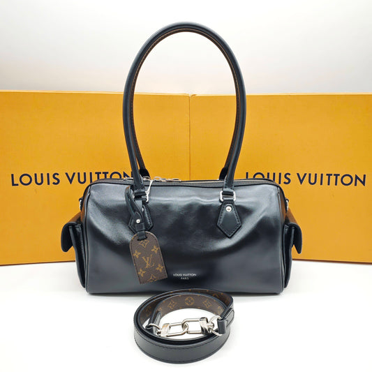 Louis Vuitton - Speedy Cargo Vibe - Lambskin leather - Black - (small)