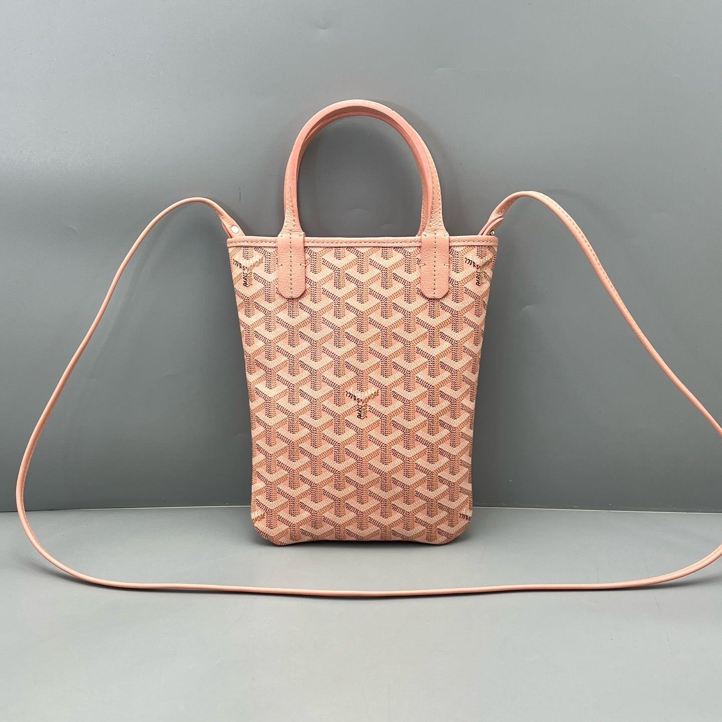 Goyard - Piano Mini - Goyardine canvas with leather trim - Cherry Blossom Pink - (mini)