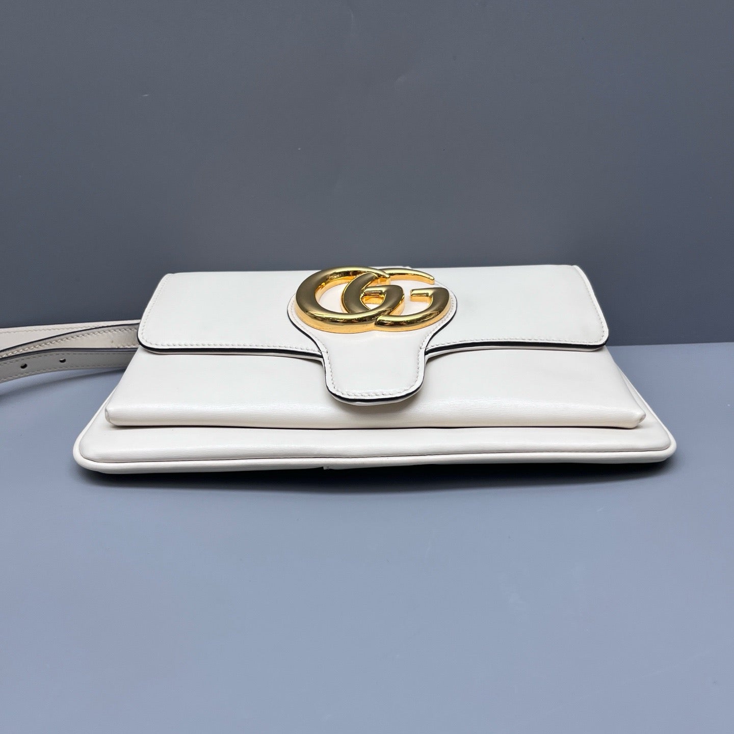 Gucci - Arli Envelope Bag - Leather - White - (small)