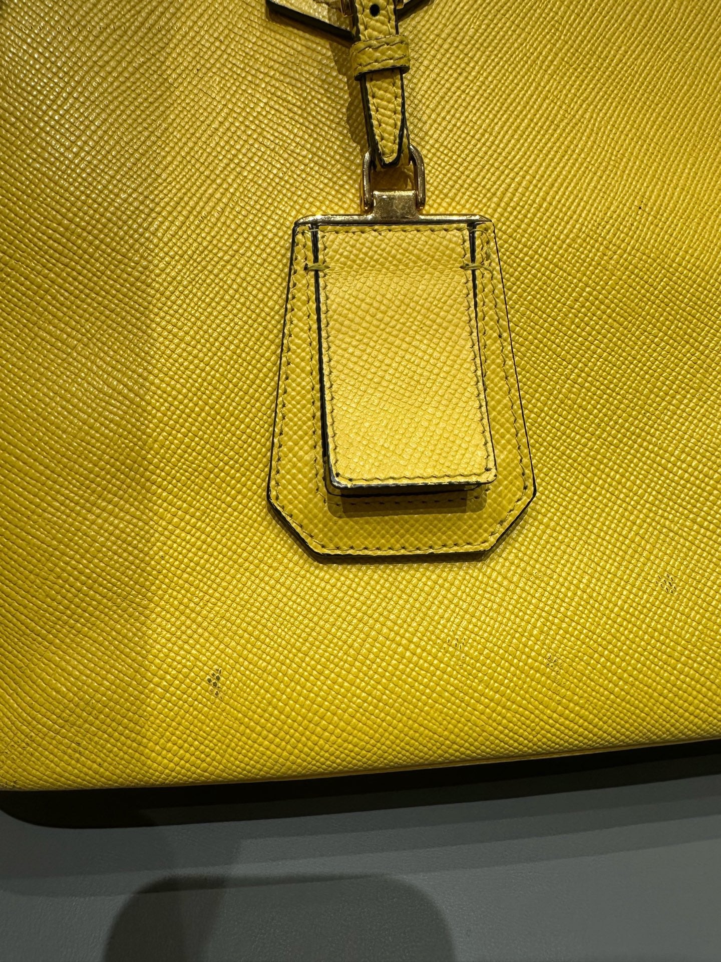 Prada - Double Tote - Saffiano leather - Yellow - (Large)