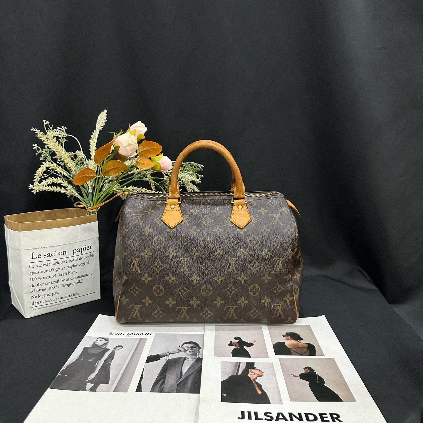 Louis Vuitton - Speedy 30 - Monogram coated canvas with Vachetta leather trim - Brown - (medium)