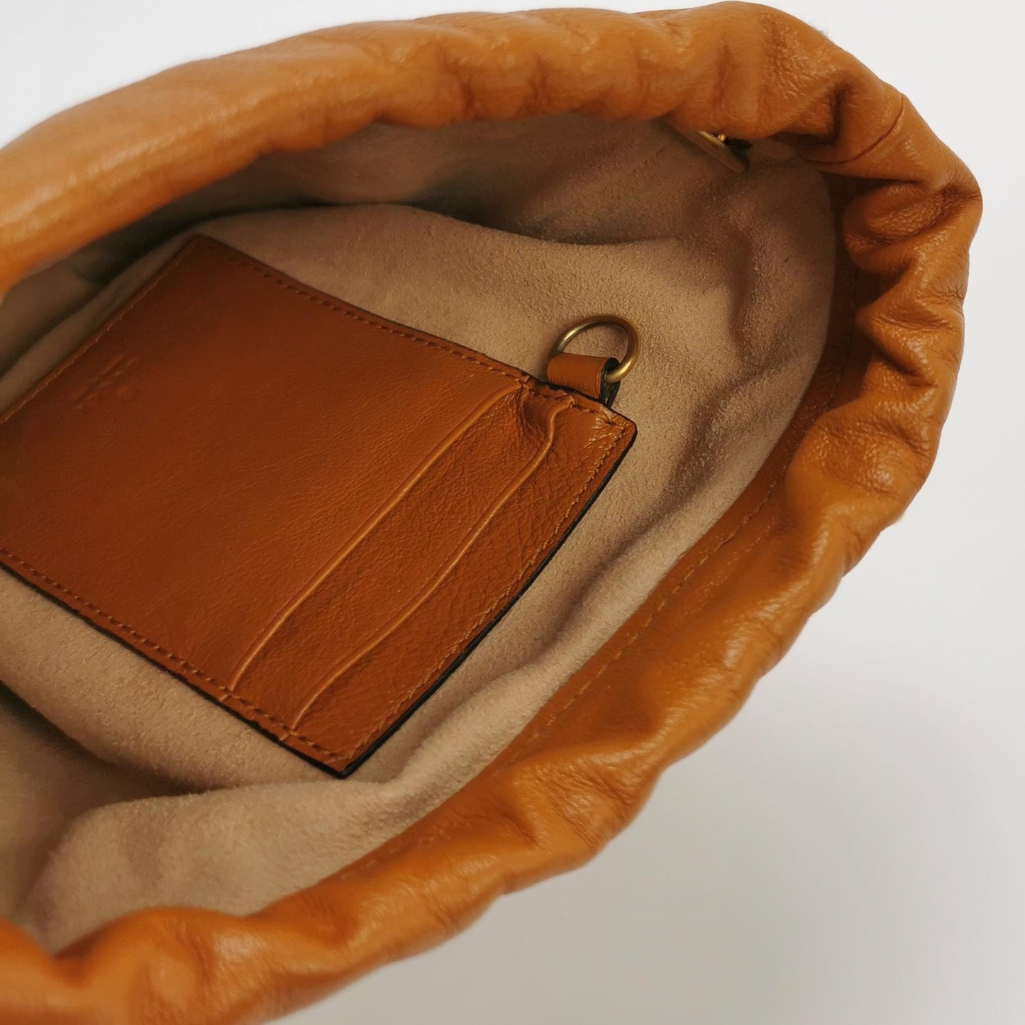 Gucci - GG Marmont Mini Bucket Bag - Leather - Brown - (mini)