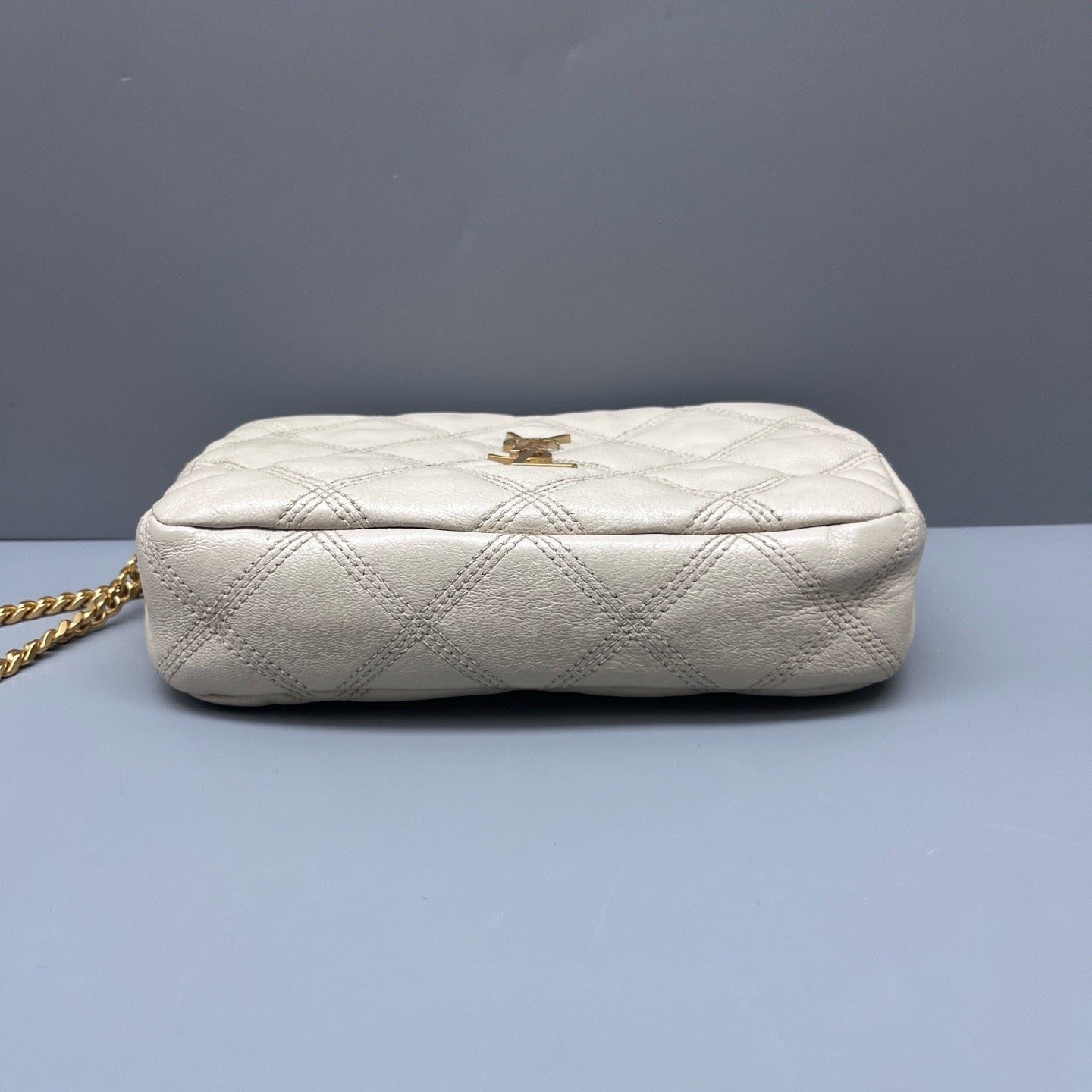 Saint Laurent - Becky Chain Bag - Leather - White - (mini)