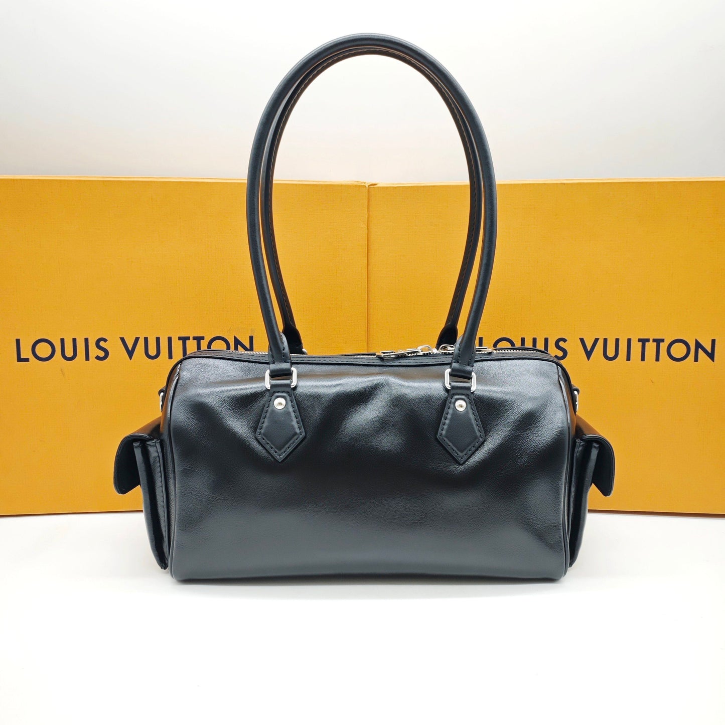 Louis Vuitton - Speedy Cargo Vibe - Lambskin leather - Black - (small)