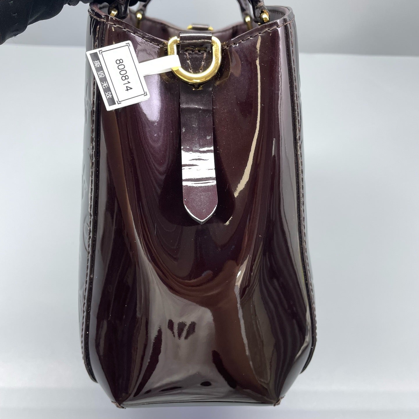 Louis Vuitton - Montaigne BB - Patent leather - Burgundy - (Mini)