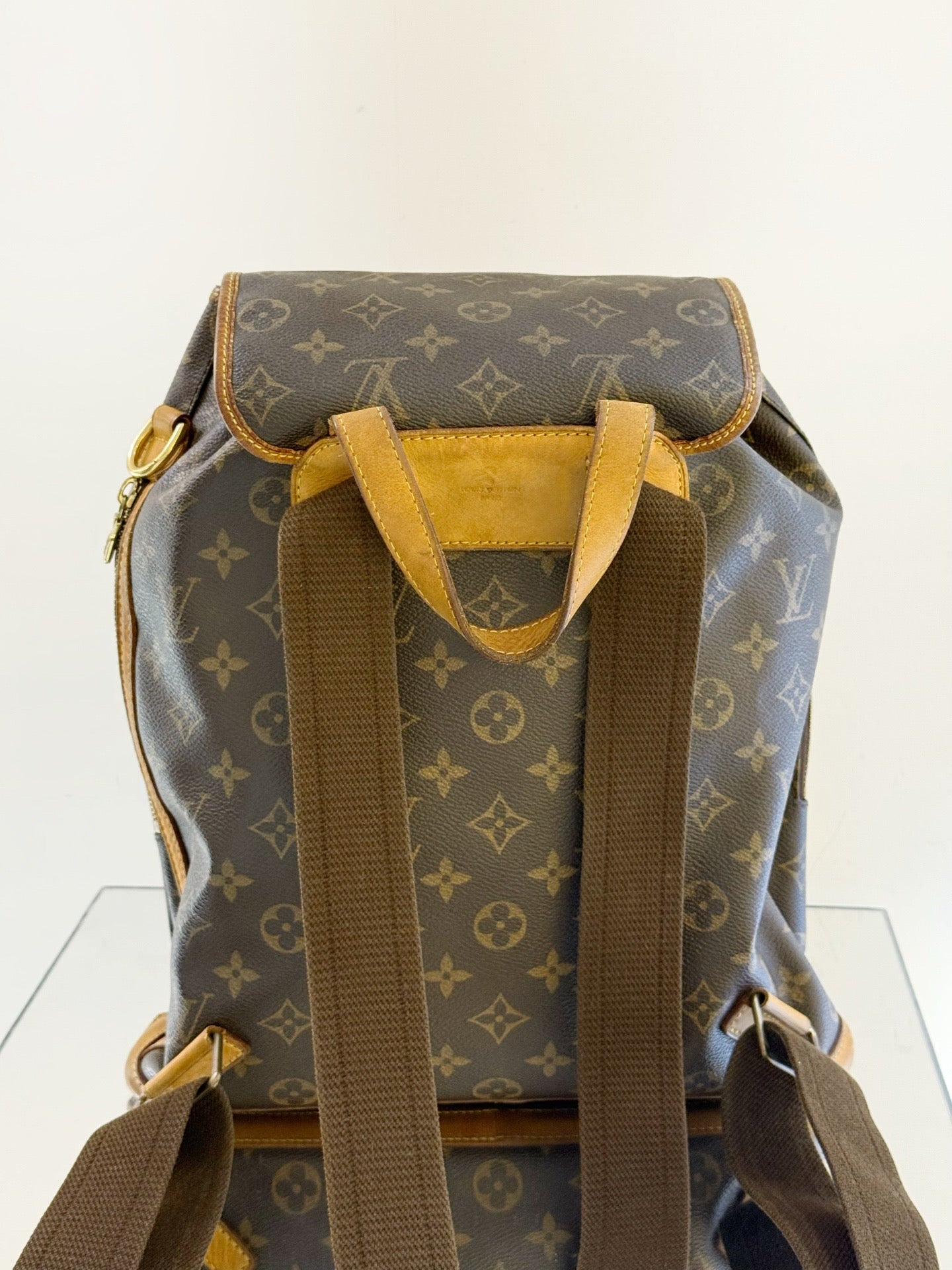 Louis Vuitton - Bosphore Backpack - Monogram canvas with Vachetta leather trim - Brown - (medium)