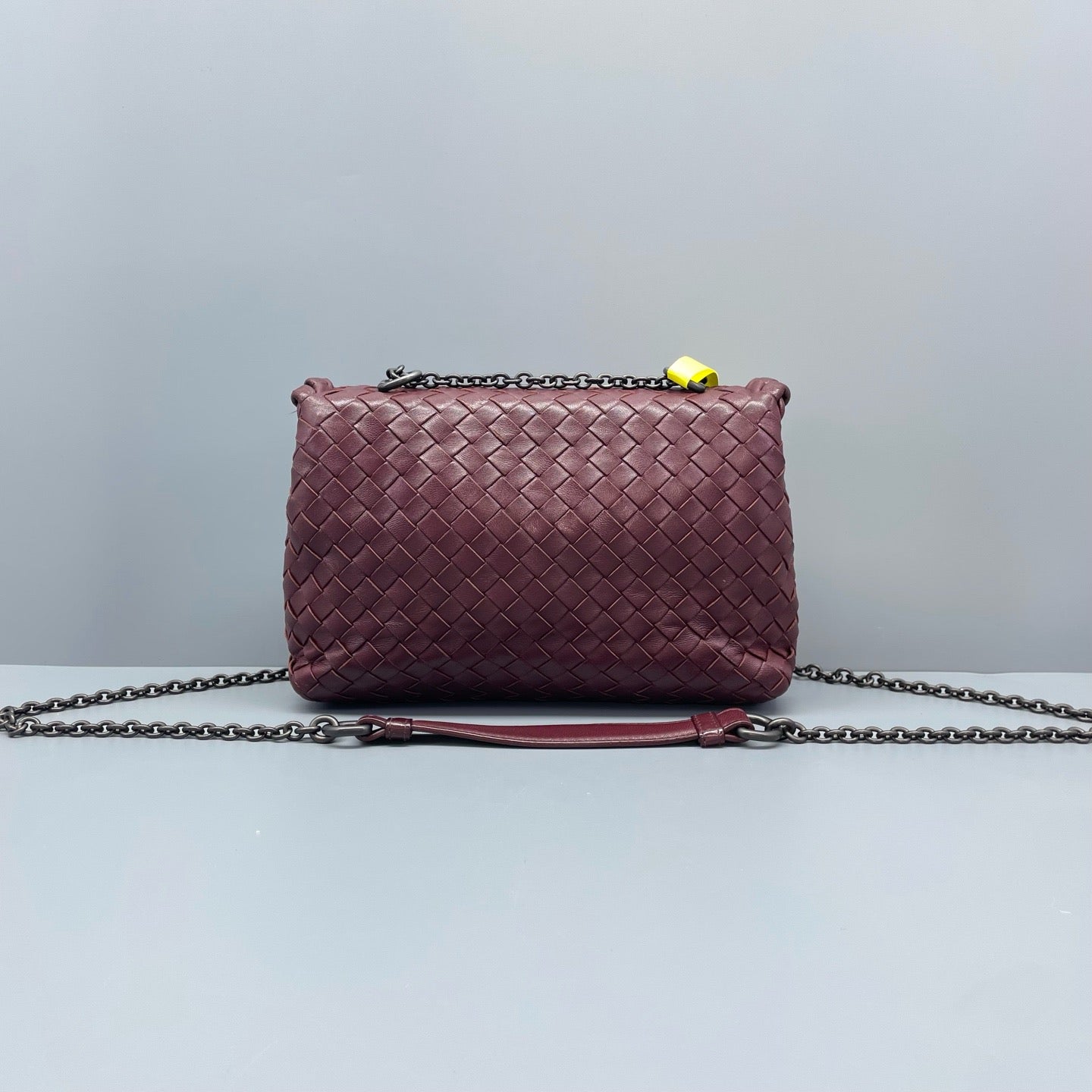 Bottega Veneta - Olympia - Lambskin leather - Burgundy - (Small)