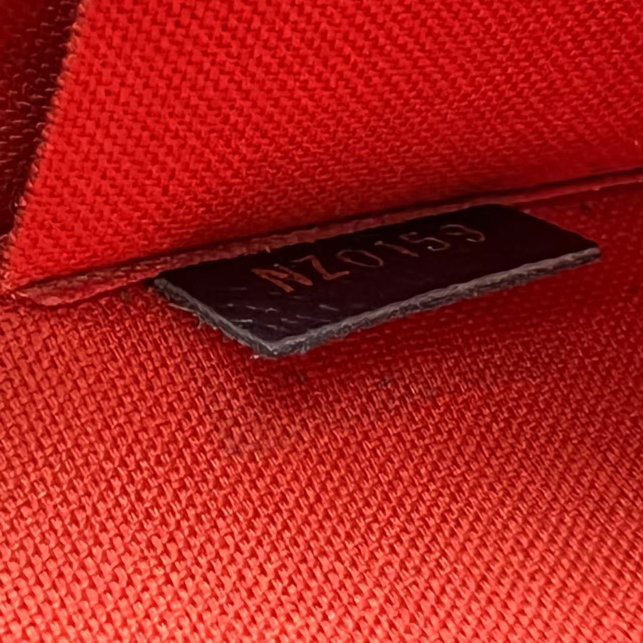 Louis Vuitton - Pochette Félicie - Monogram Empreinte leather - Navy with Red trim - (mini)