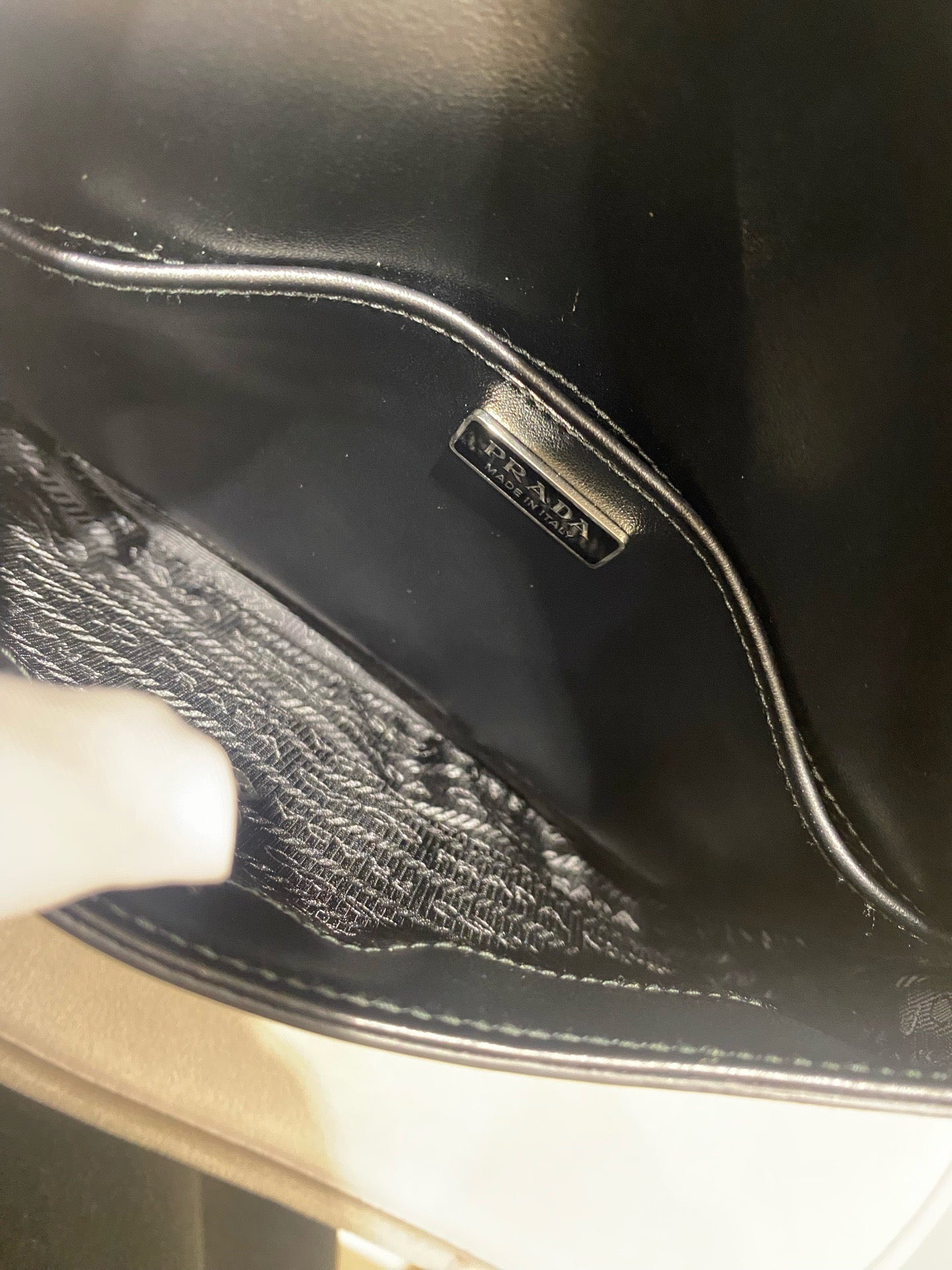 Prada - Cleo - Brushed leather - Black - (Mini)