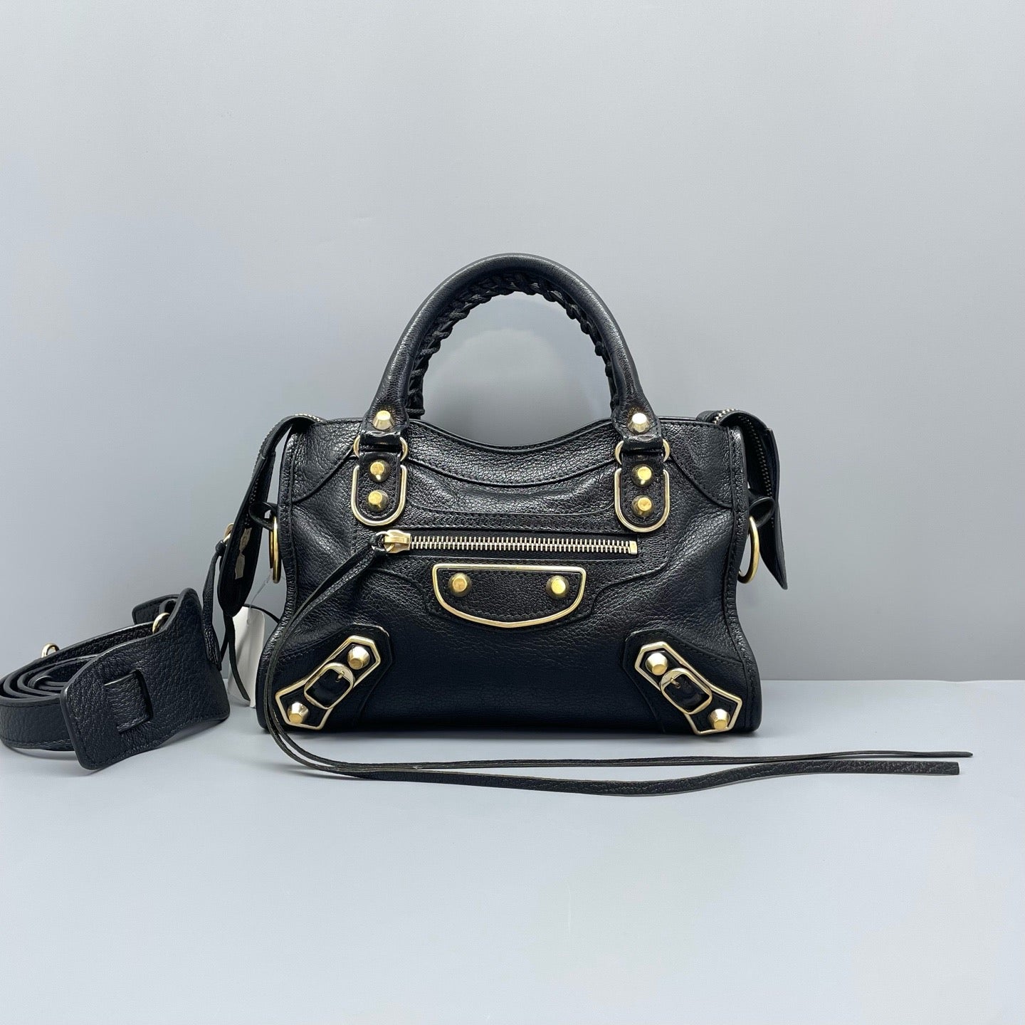 Balenciaga - Classic City Mini - Grained lambskin leather - Black - (mini)
