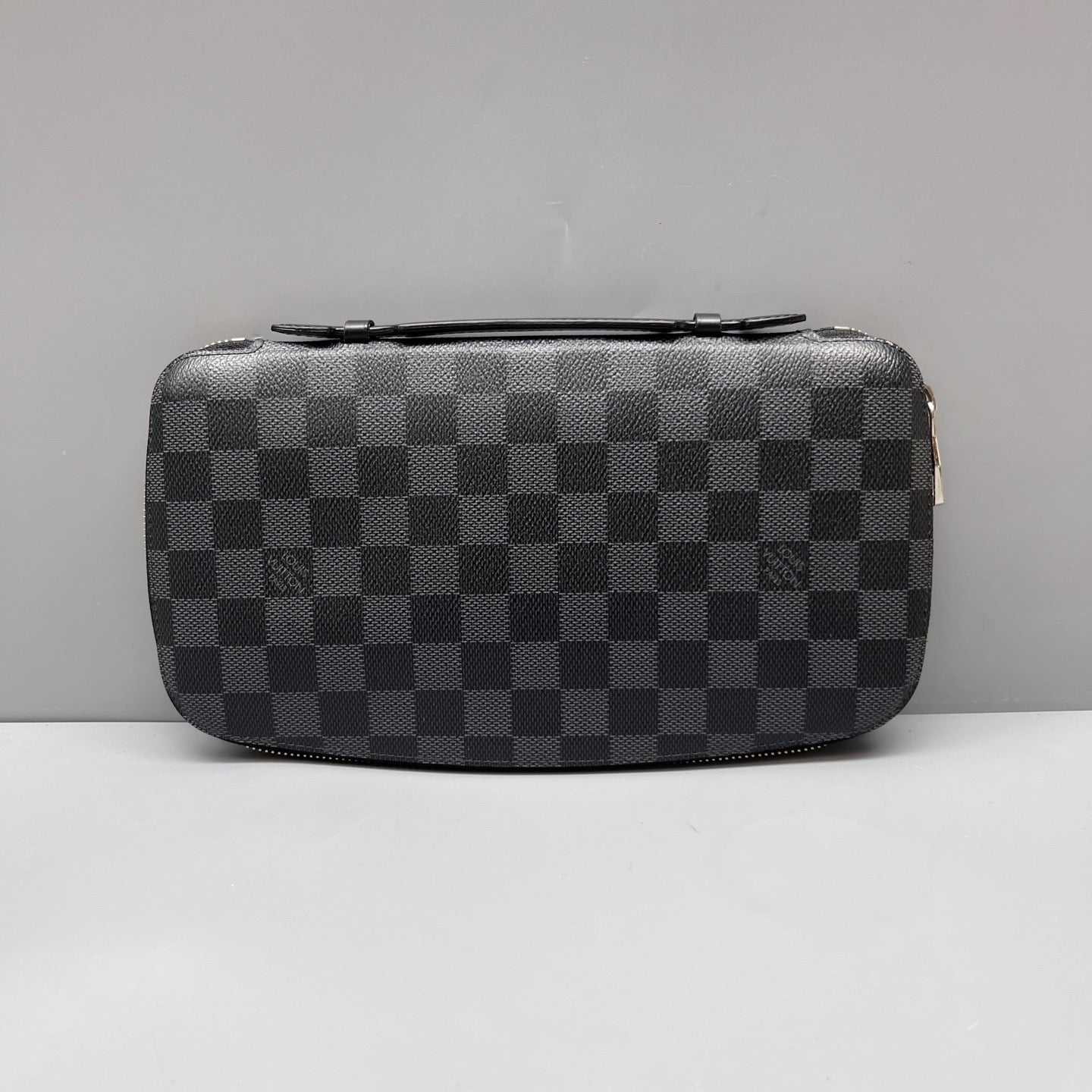 Louis Vuitton - Zippy Organizer - Damier Graphite canvas with leather trim - Black - (Large)